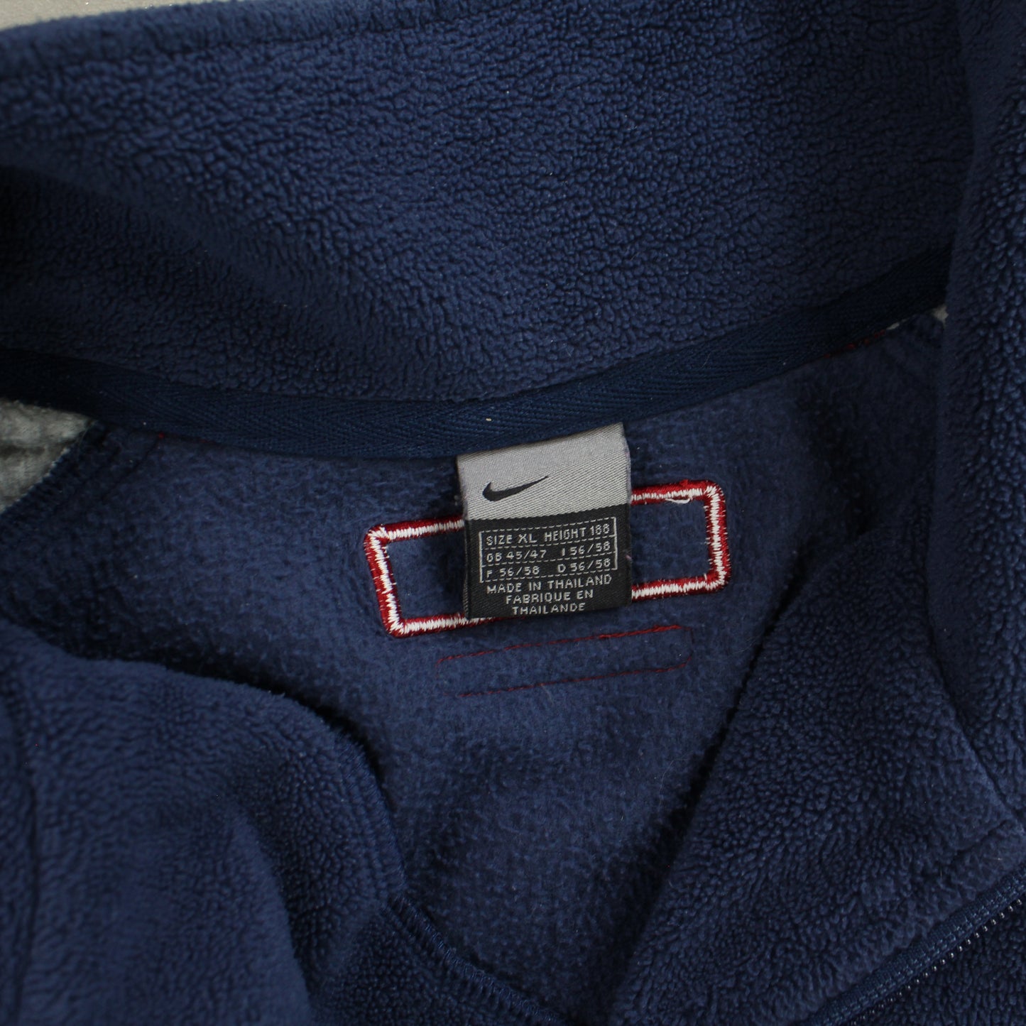 SUPER RARE 2000s Nike 1/4 Fleece Navy - (XL)
