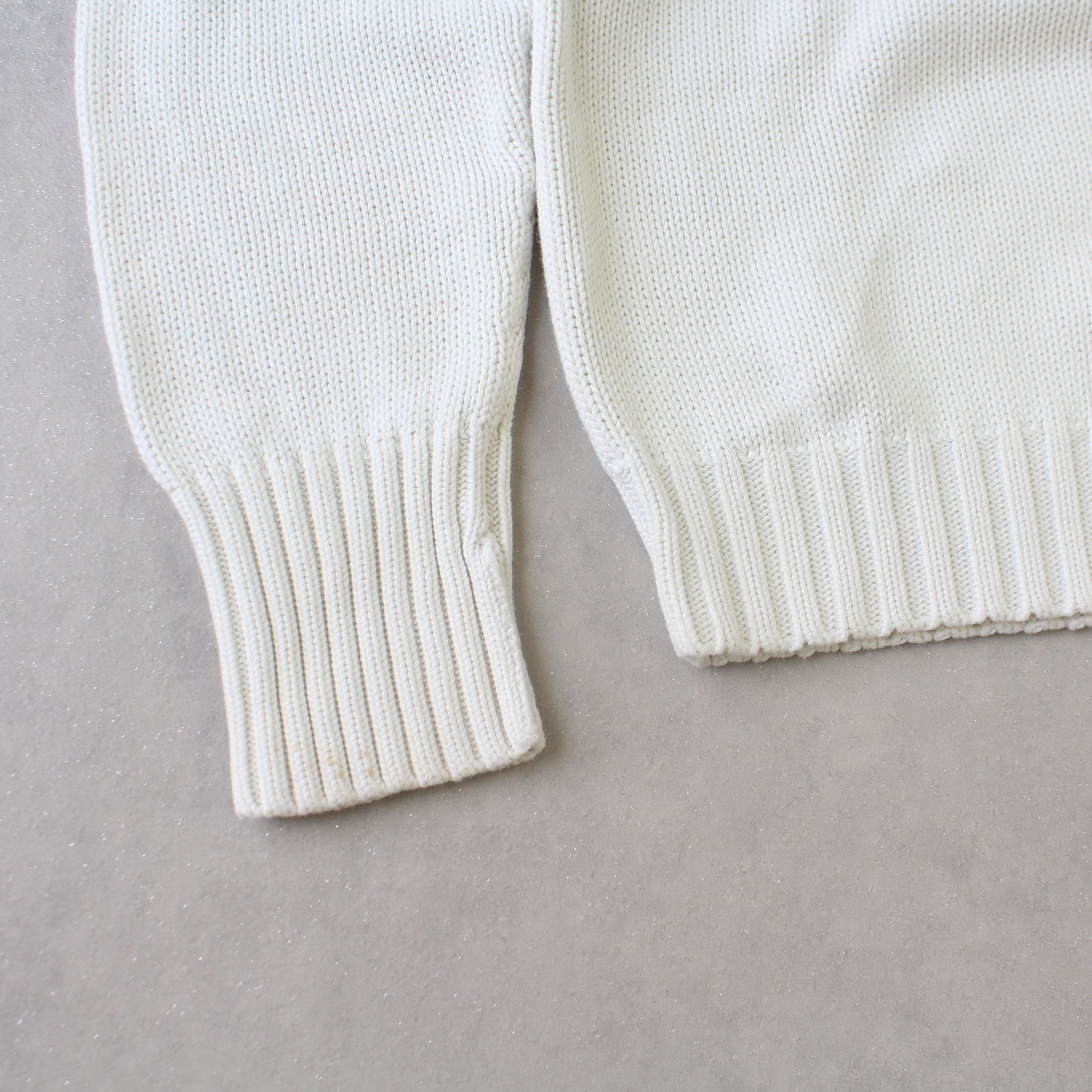 SELTENER Ralph Lauren Pullover aus den 1990ern, Creme – (M)