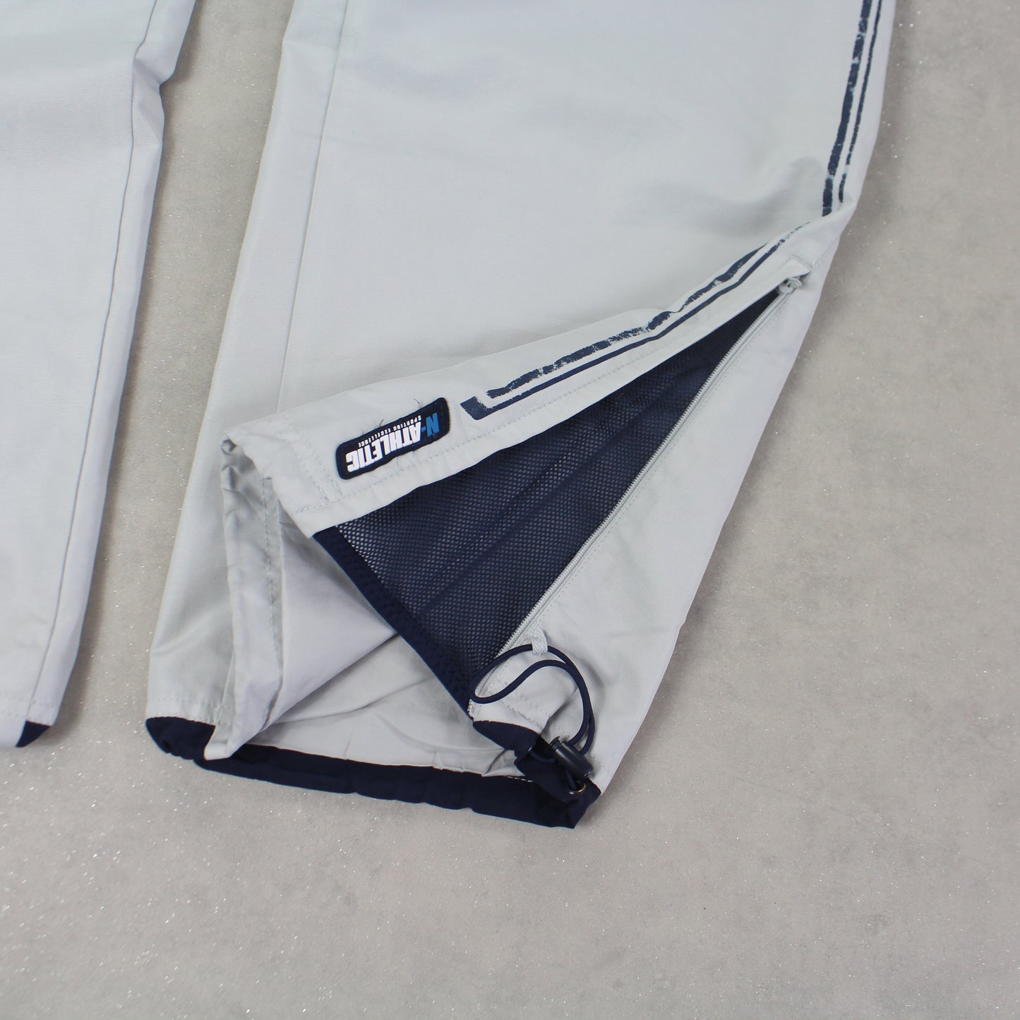 SUPER RARE 2000s Baggy Nike Trackpants Grey - (L)