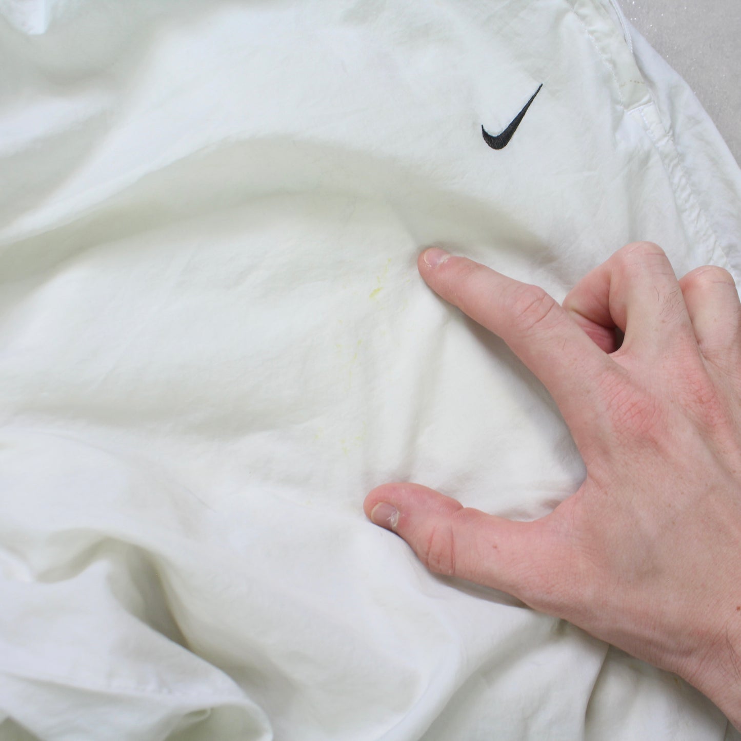 RARE 2000s Nike Trackpants White - (L)
