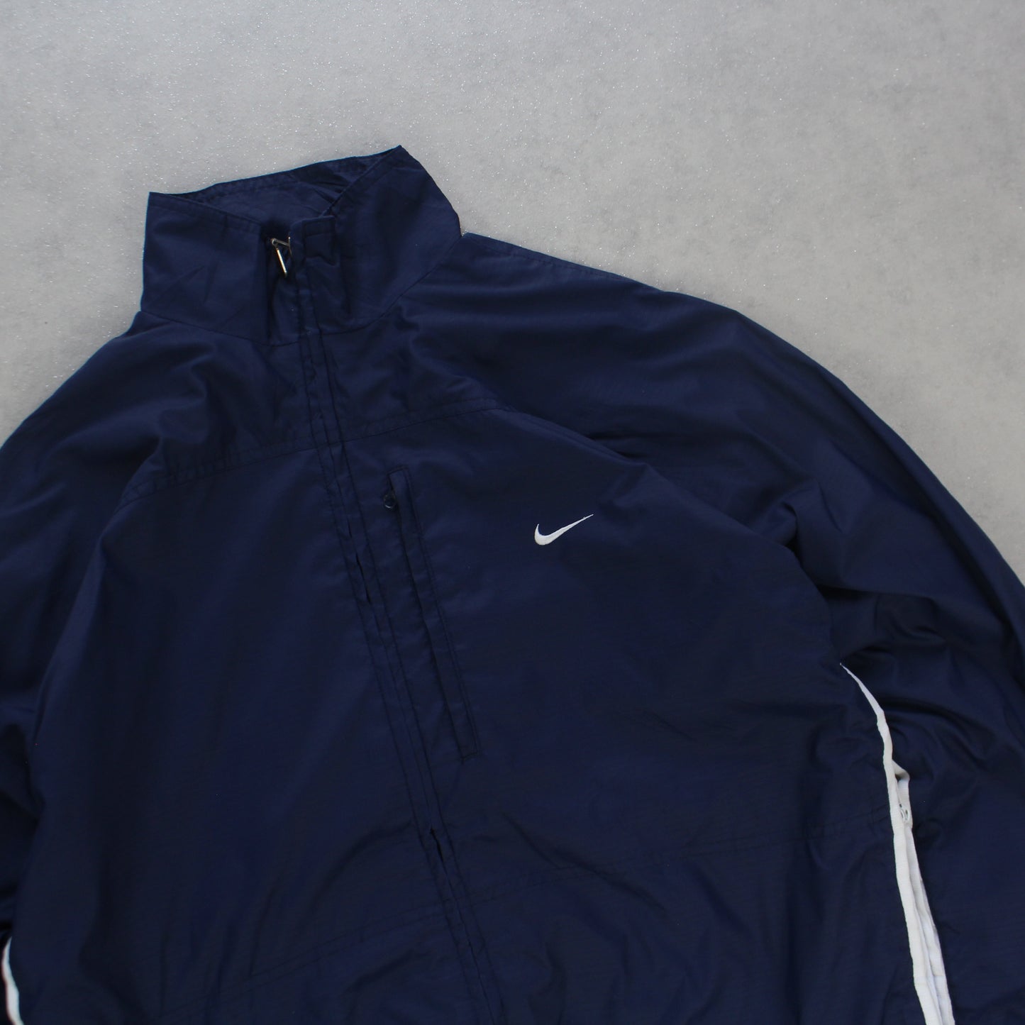 RARE 2000s Nike Track Jacket Navy - (S)