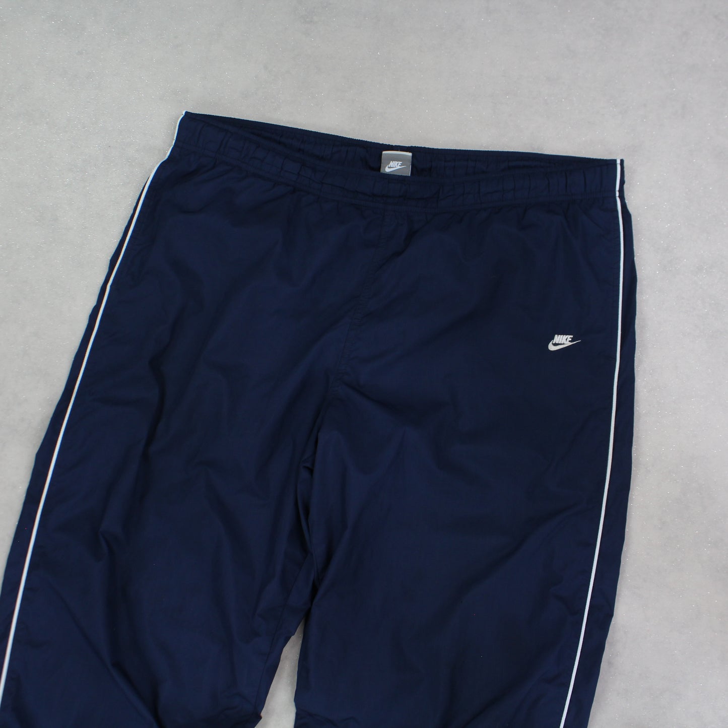 RARE 2000s Baggy Nike Trackpants Navy - (XL)