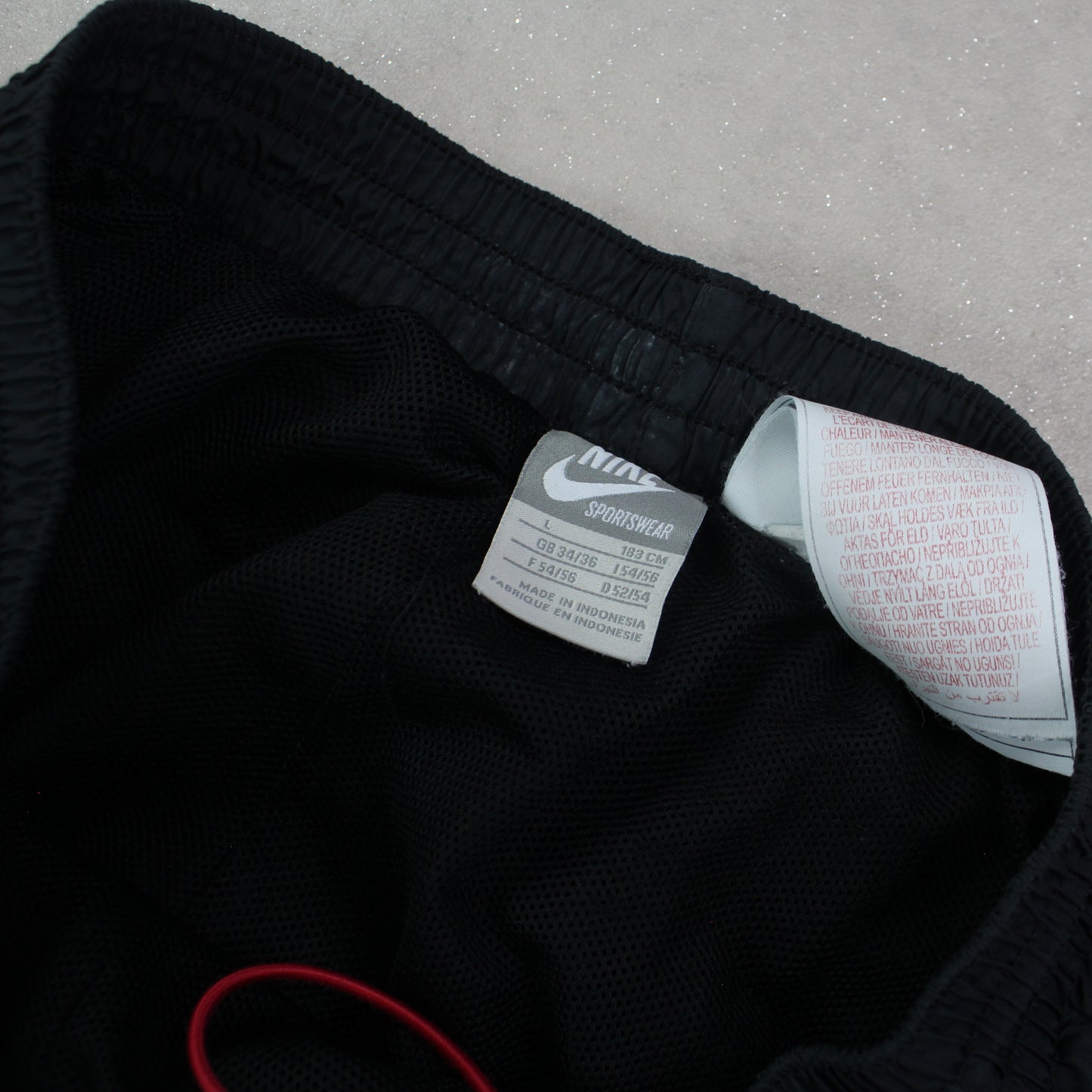 RARE 2000s Nike Air Trackpants Black - (M)
