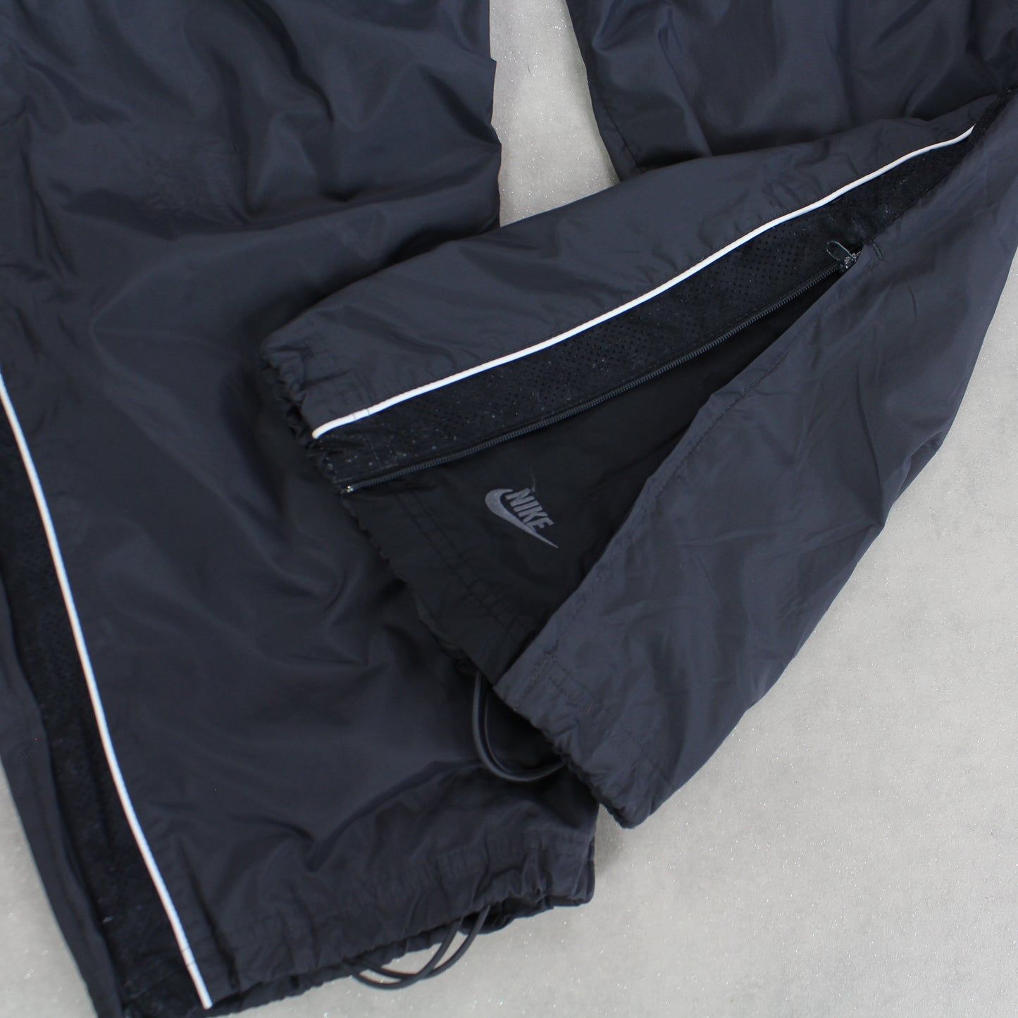 SUPER RARE 00s Baggy Nike Trackpants Grey - (L)