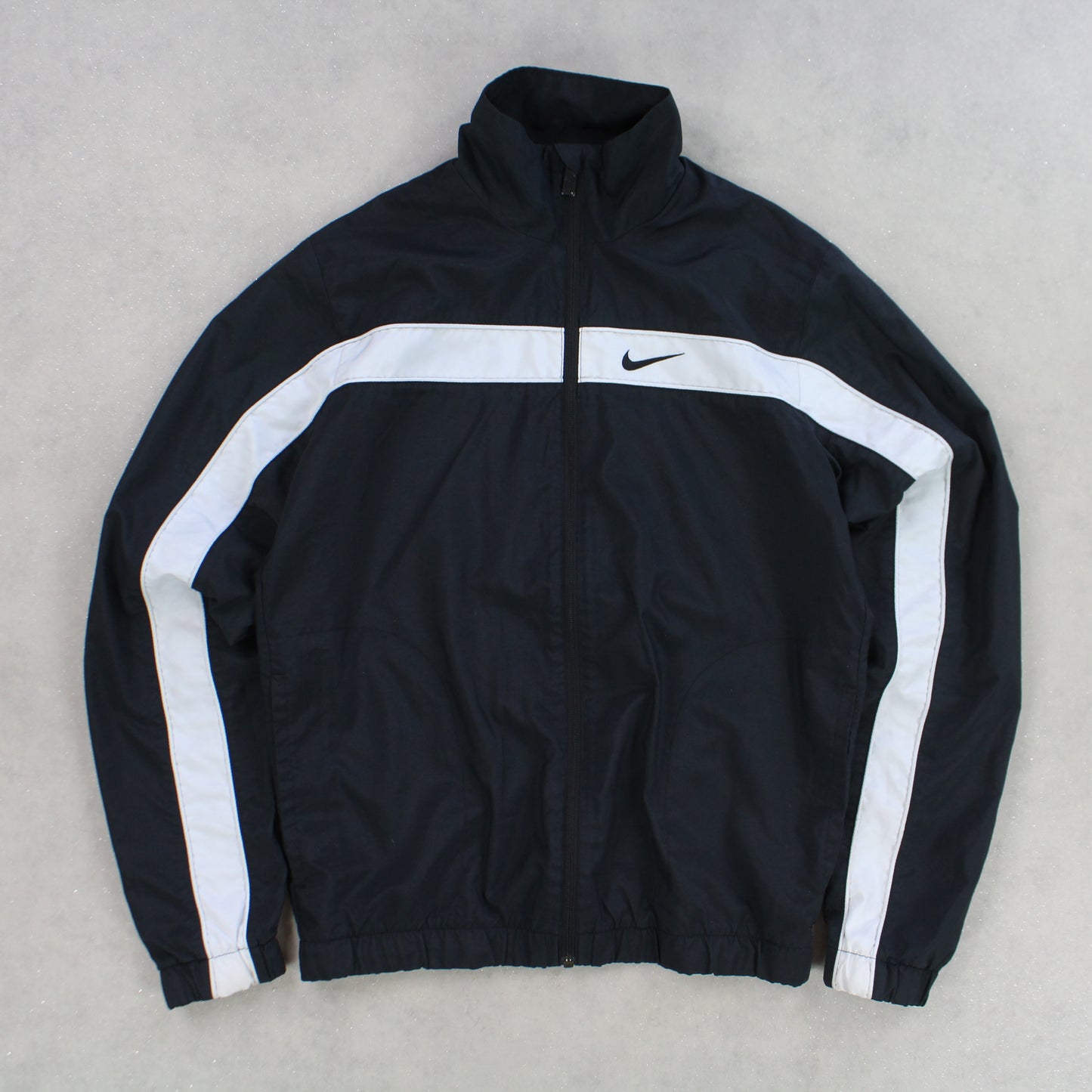 RARE Nike Track Jacket Black - (XS)