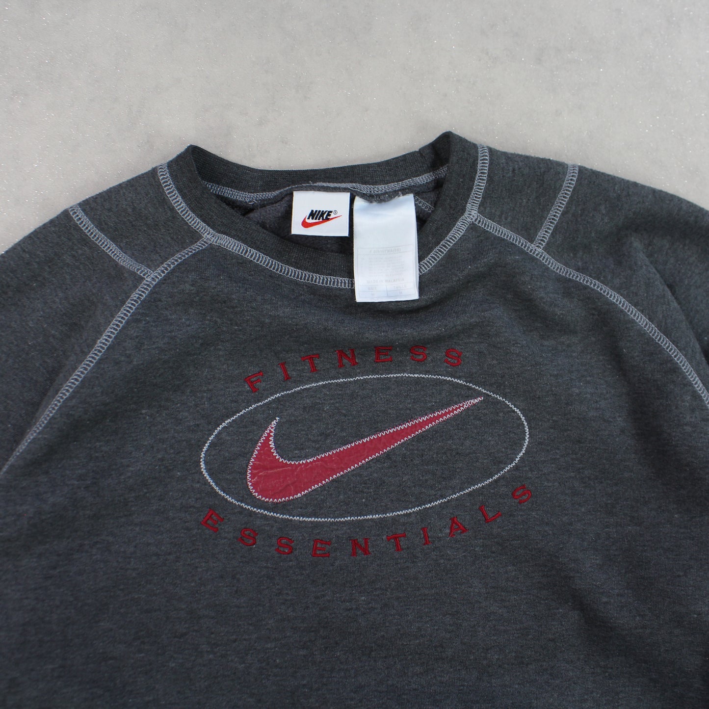 VERY RARE 1990s Nike Sweatshirt Grey - (S)