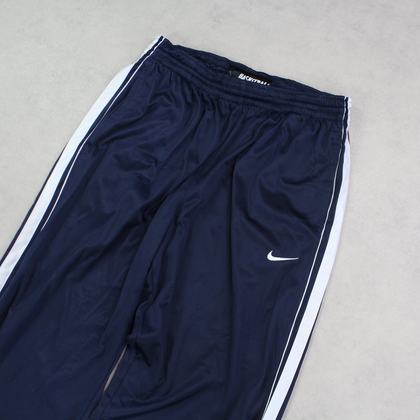 RARE 2000s Baggy Nike Trackpants Navy - (L)