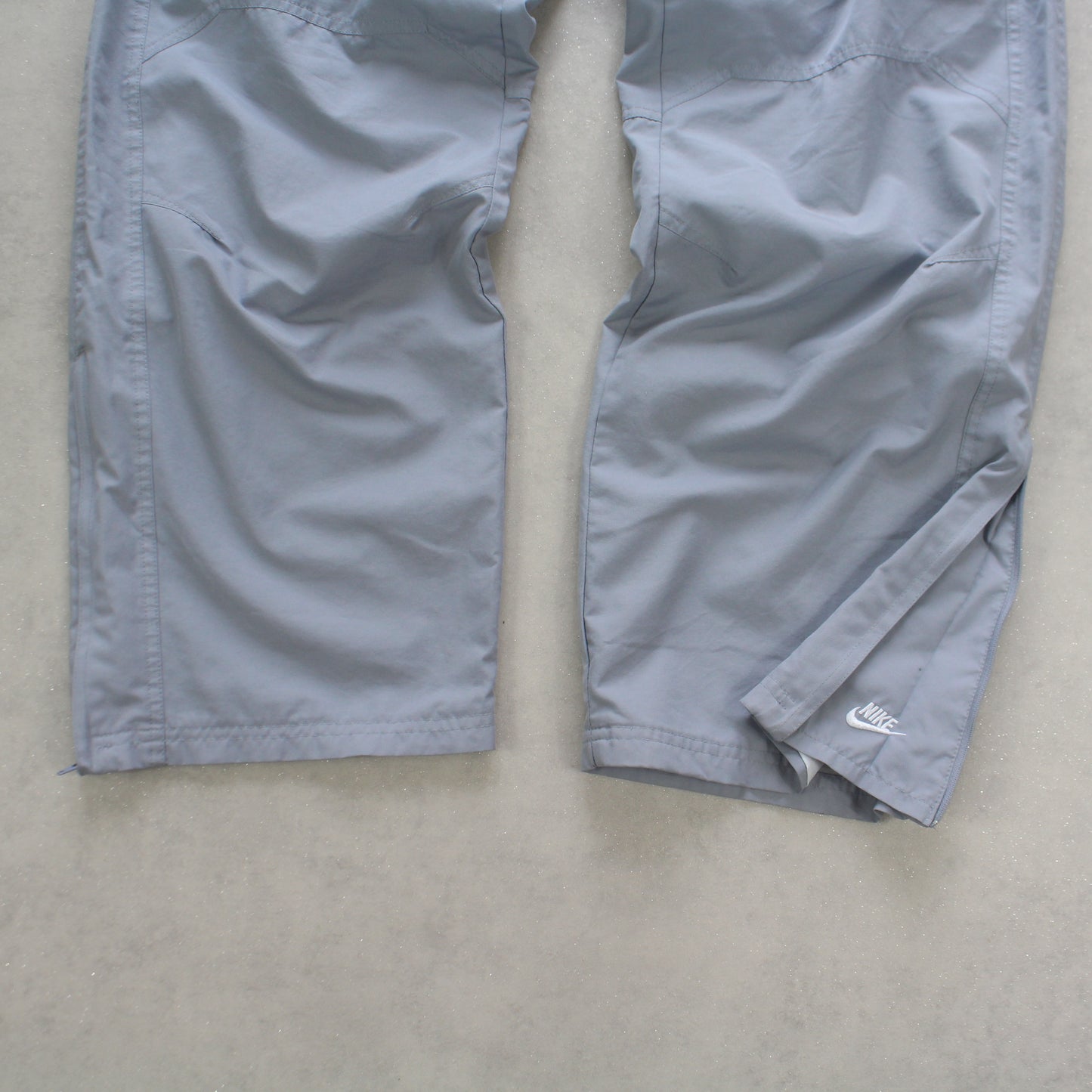 SUPER RARE 00s Nike Trackpants Grey - (L)