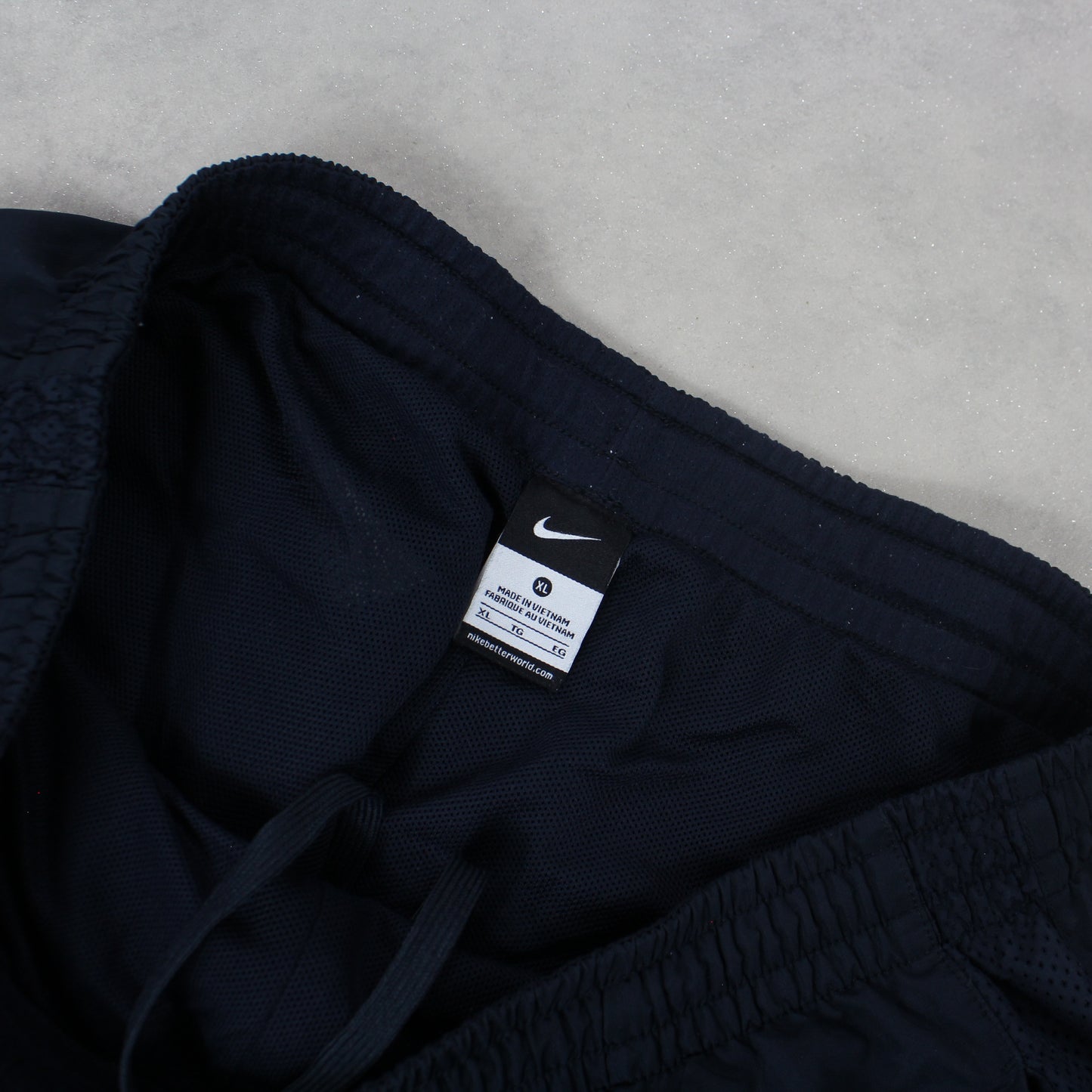RARE 2000s Nike Trackpants Navy - (L)