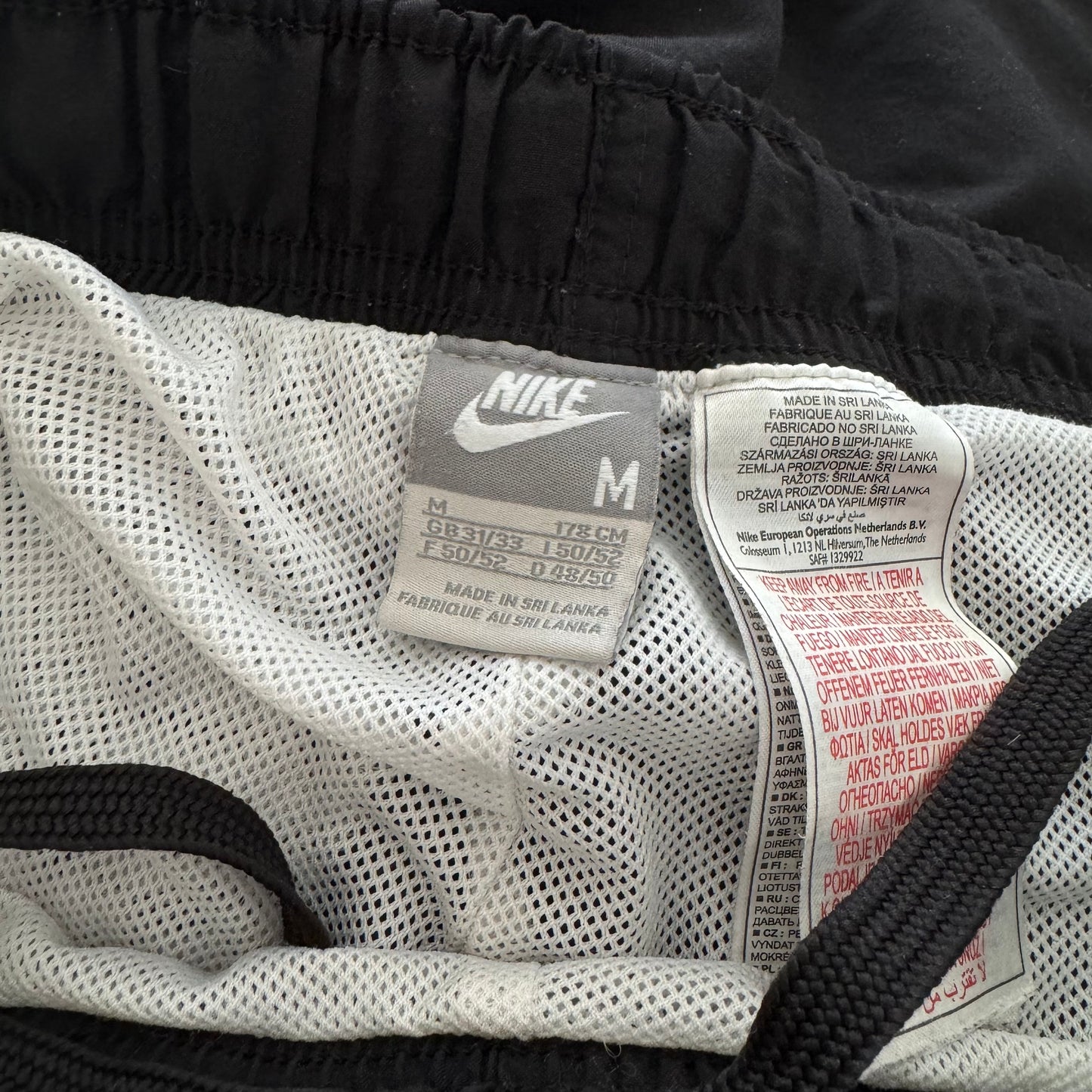 RARE 2000s Nike Trackpants Black - (M)