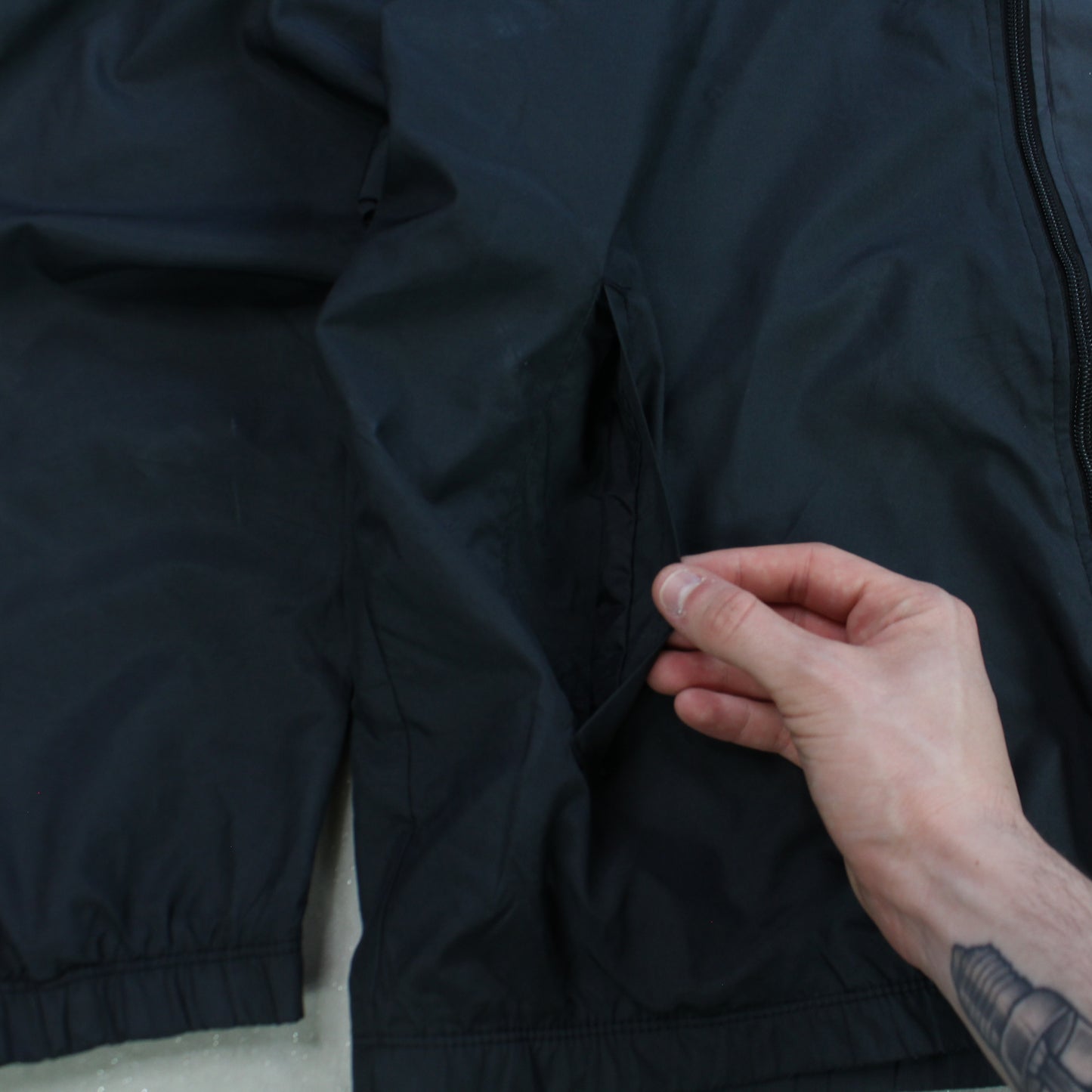 RARE 2000s Nike Track Jacket Black - (L)