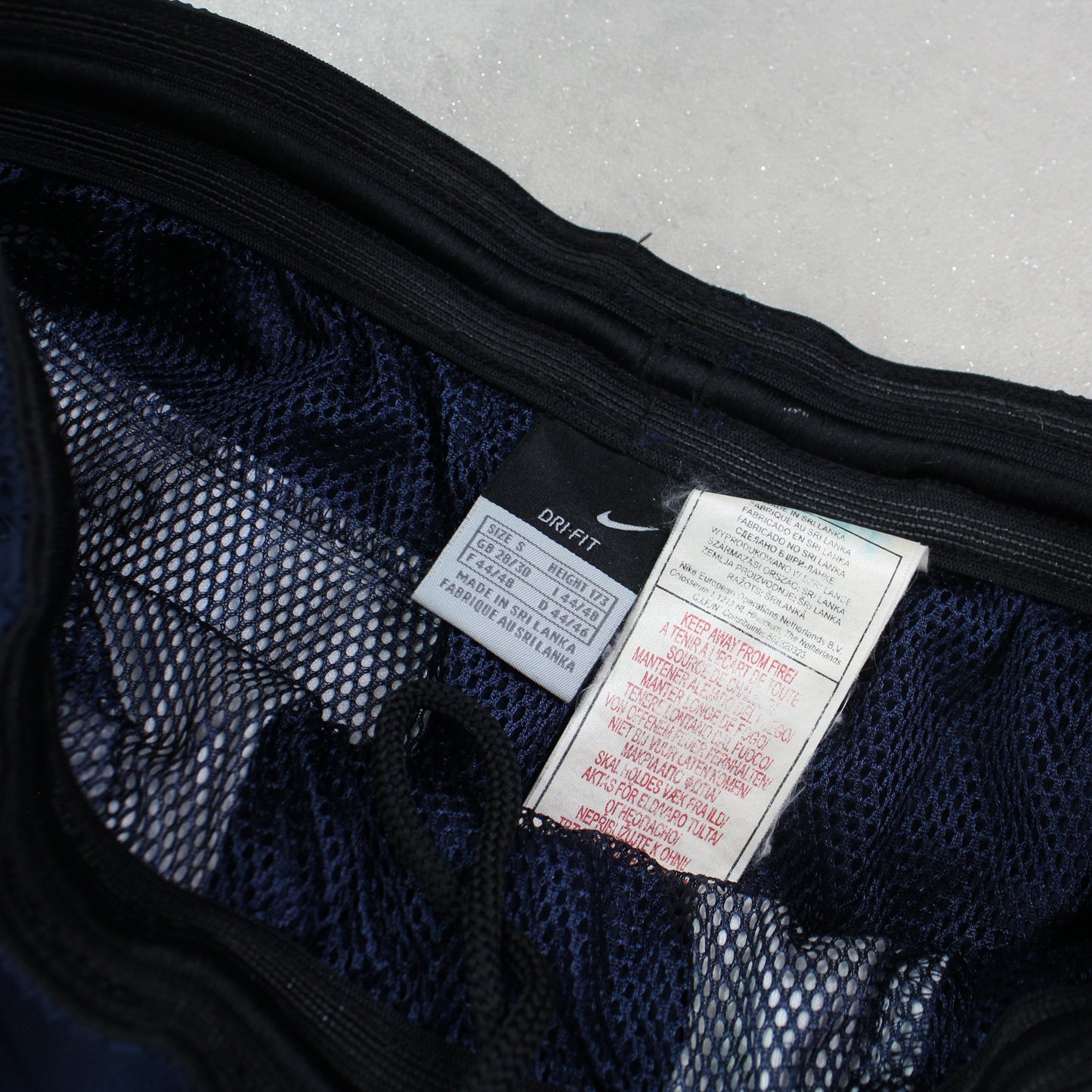 SELTENE Nike Trainingshose aus den 2000ern, Marineblau – (S)