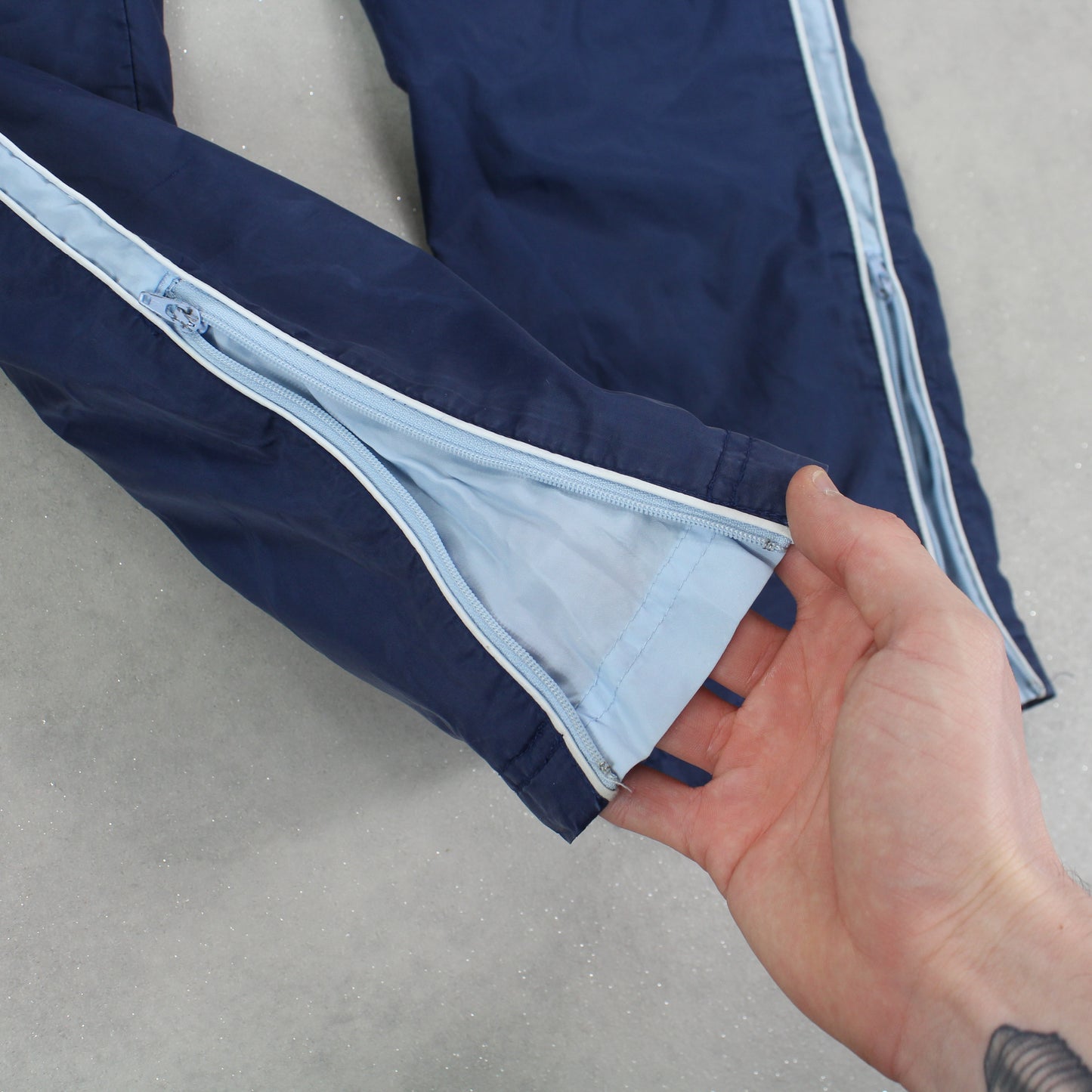 RARE 2000s Nike Trackpants Navy - (S)