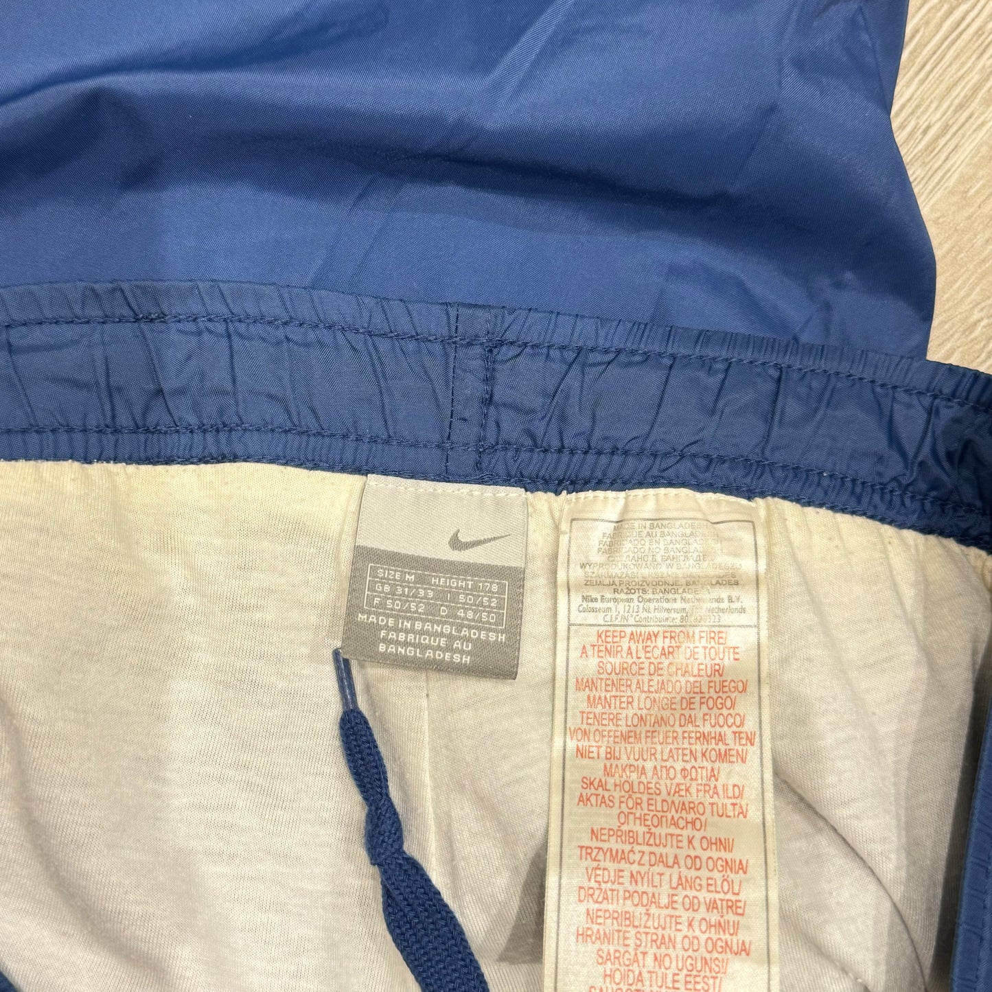 RARE 2000s Nike Trackpants Blue - (M)