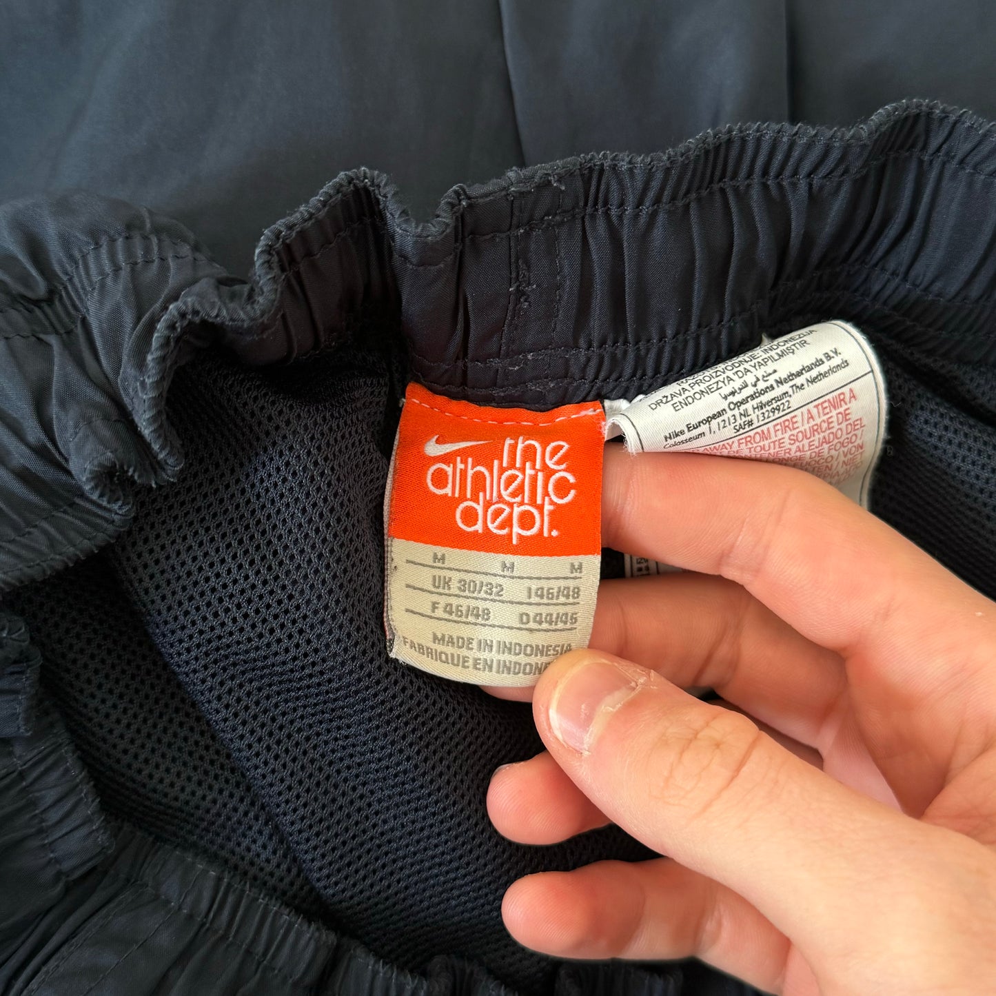 RARE 2000s Nike Air Trackpants Navy - (M)