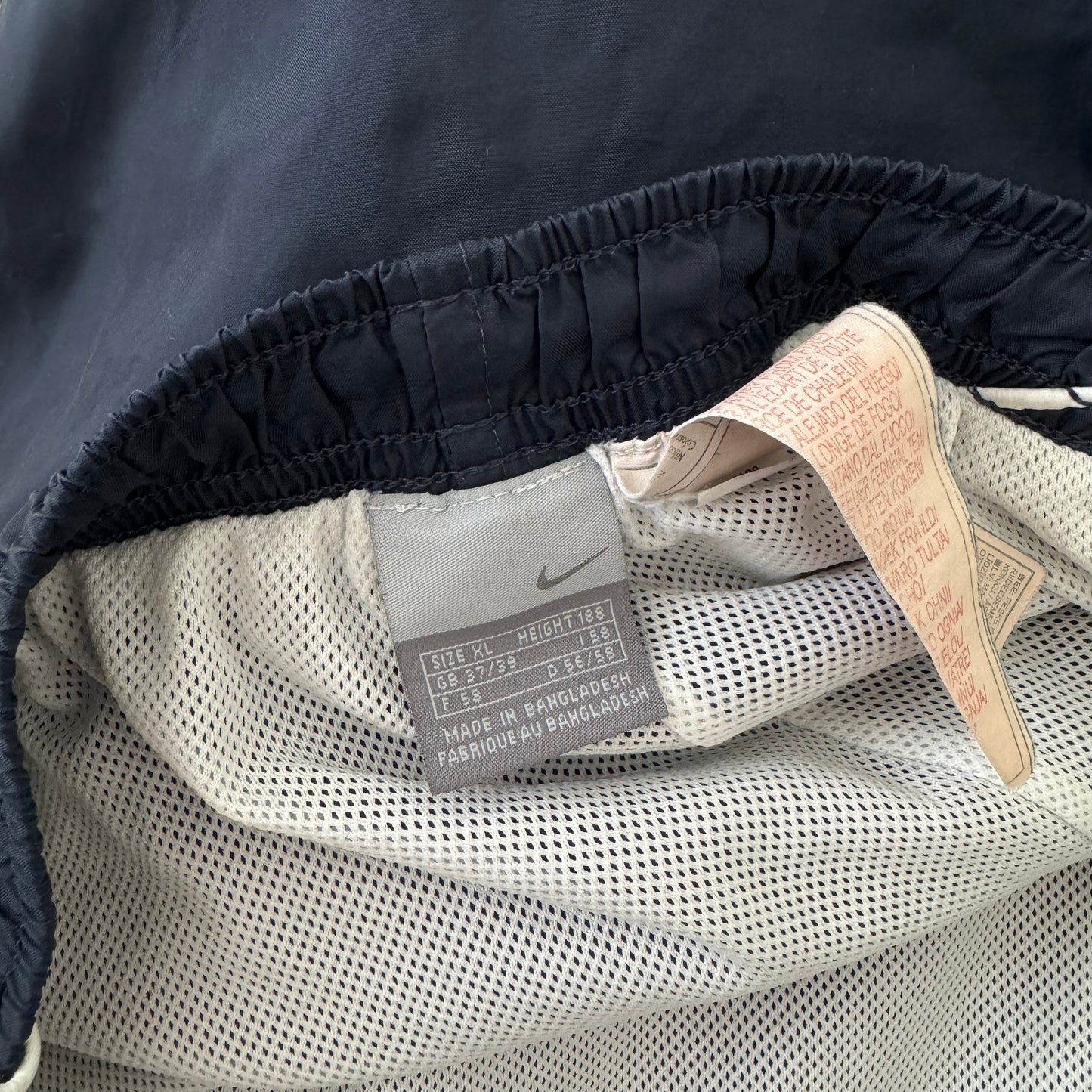 SUPER RARE 2000s Nike Trackpants Navy - (L)