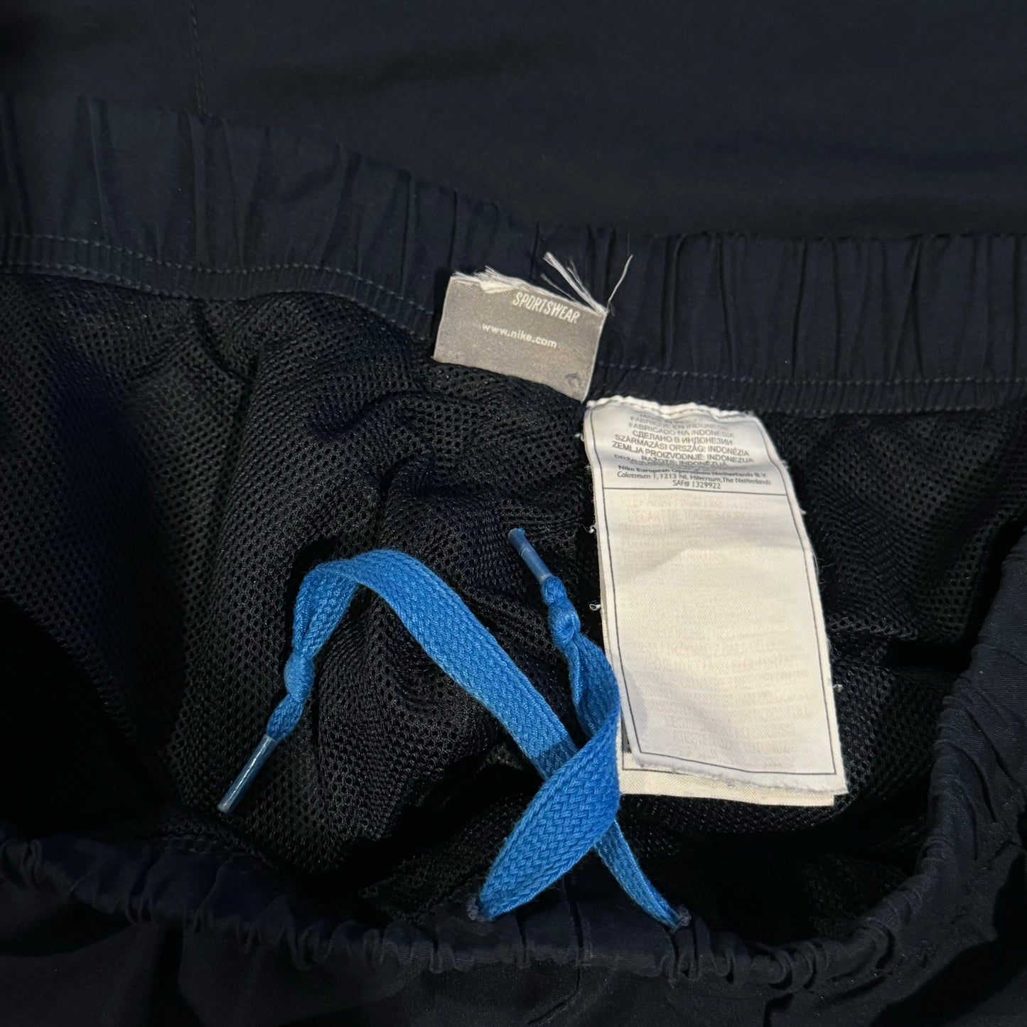 RARE 2000s Nike Trackpants Navy - (L)