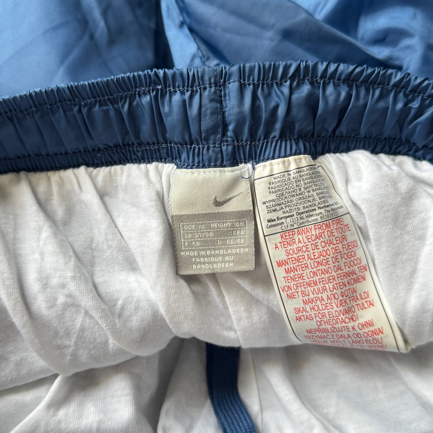 RARE 2000s Baggy Nike Trackpants Blue *PREMIUM* - (L)
