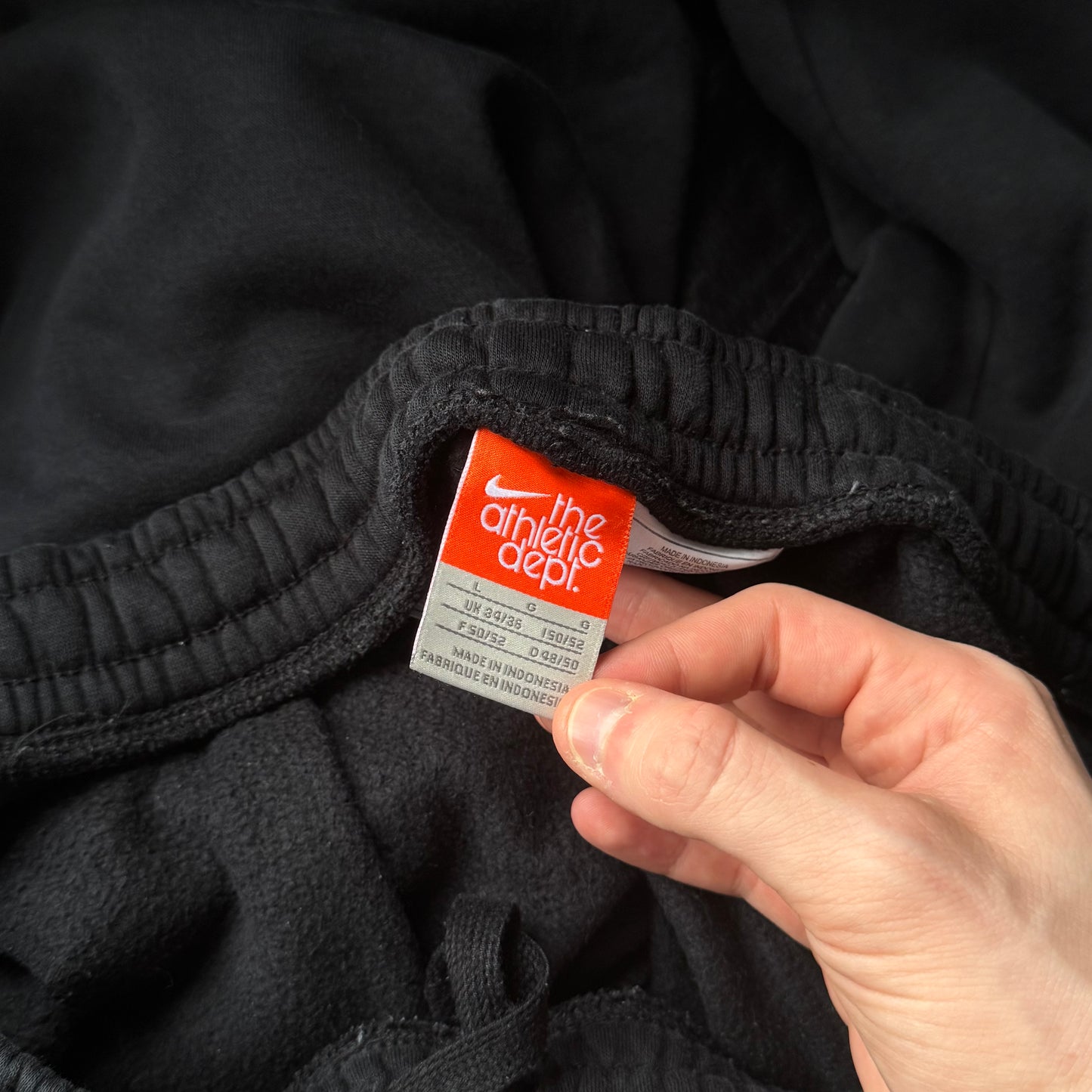 RARE 2000s Baggy Nike Joggers Black - (L)