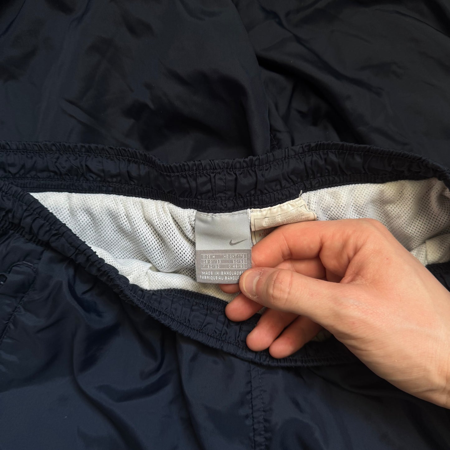 RARE 2000s Nike Trackpants Navy - (S)