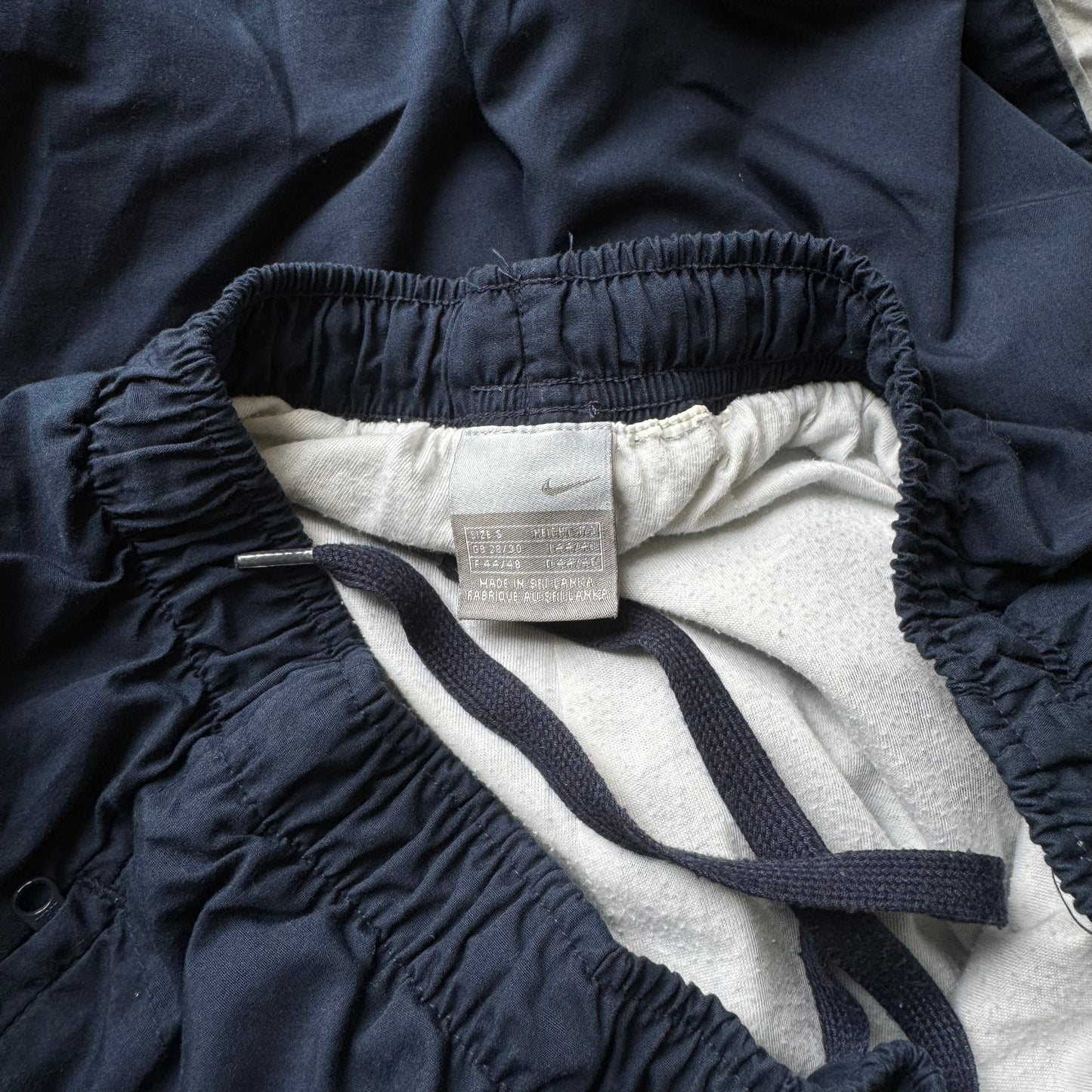 RARE 2000s Baggy Nike Trackpants Navy - (M)