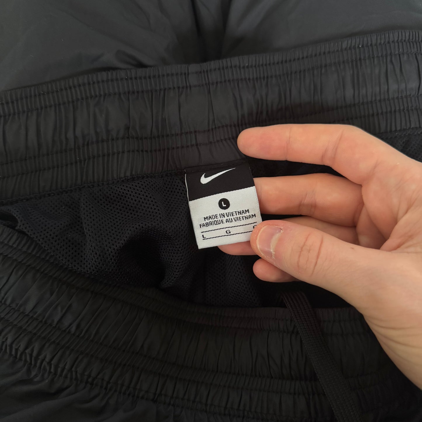 RARE 2000s Nike Trackpants Black - (M)