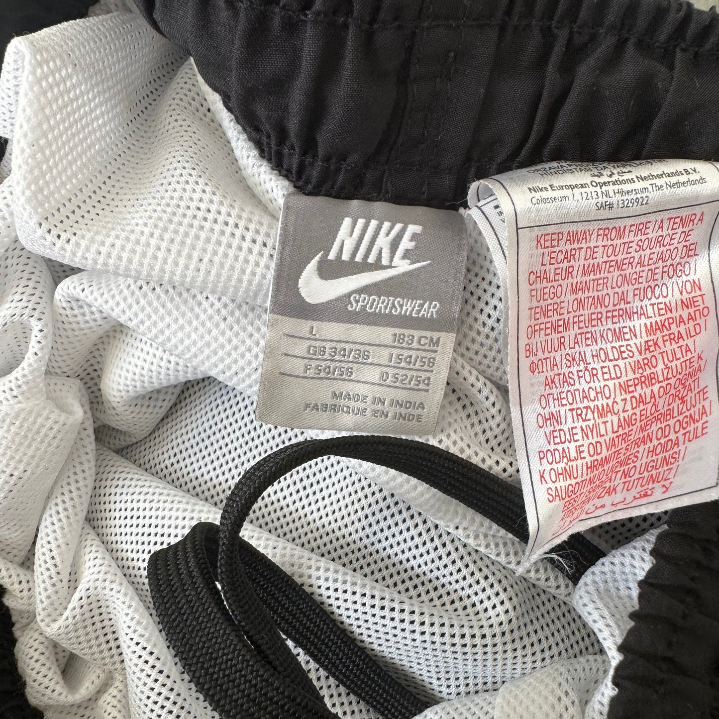 RARE 2000s Nike Trackpants Black - (L)