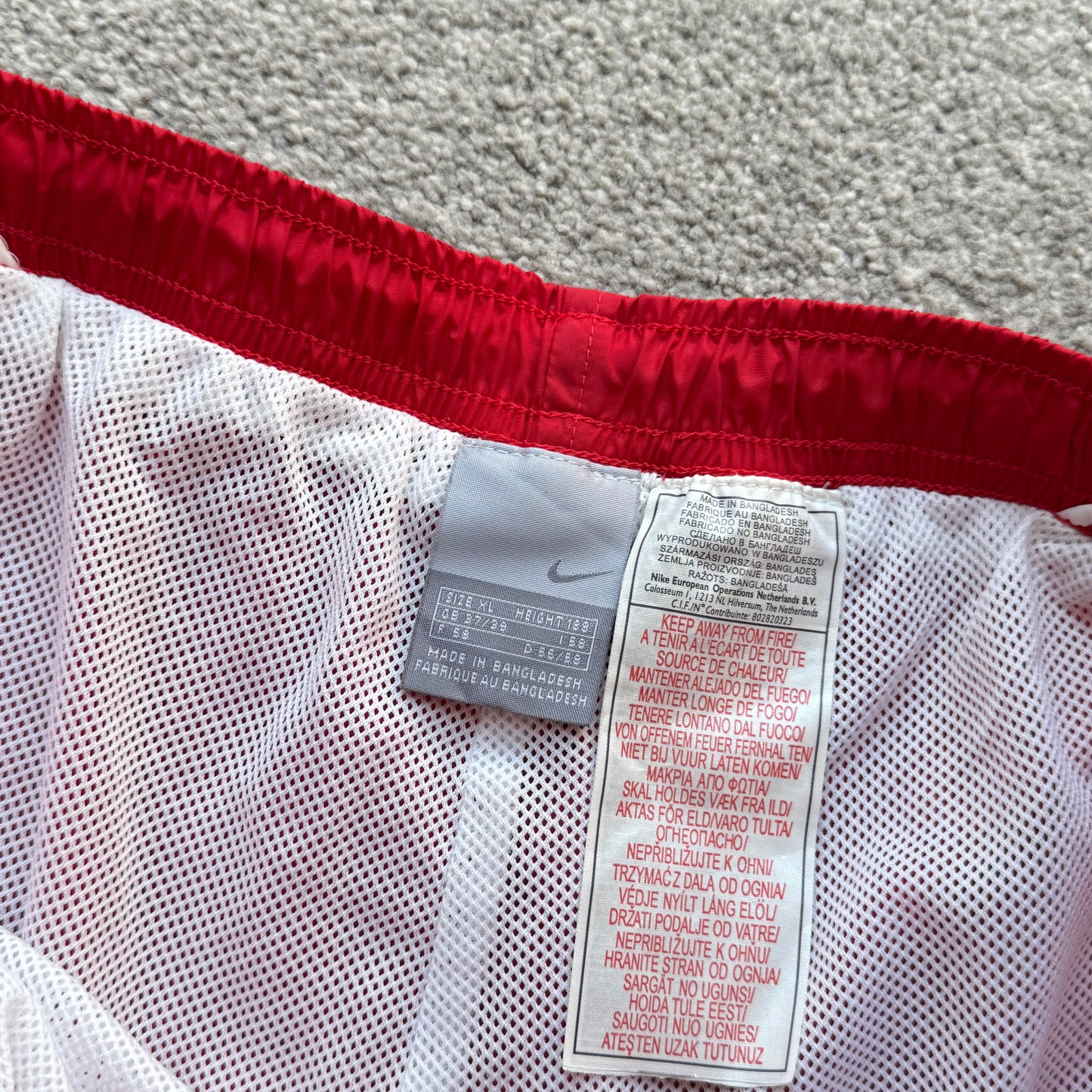 RARE 2000s Nike Trackpants Red - (XL) | PREMIUM