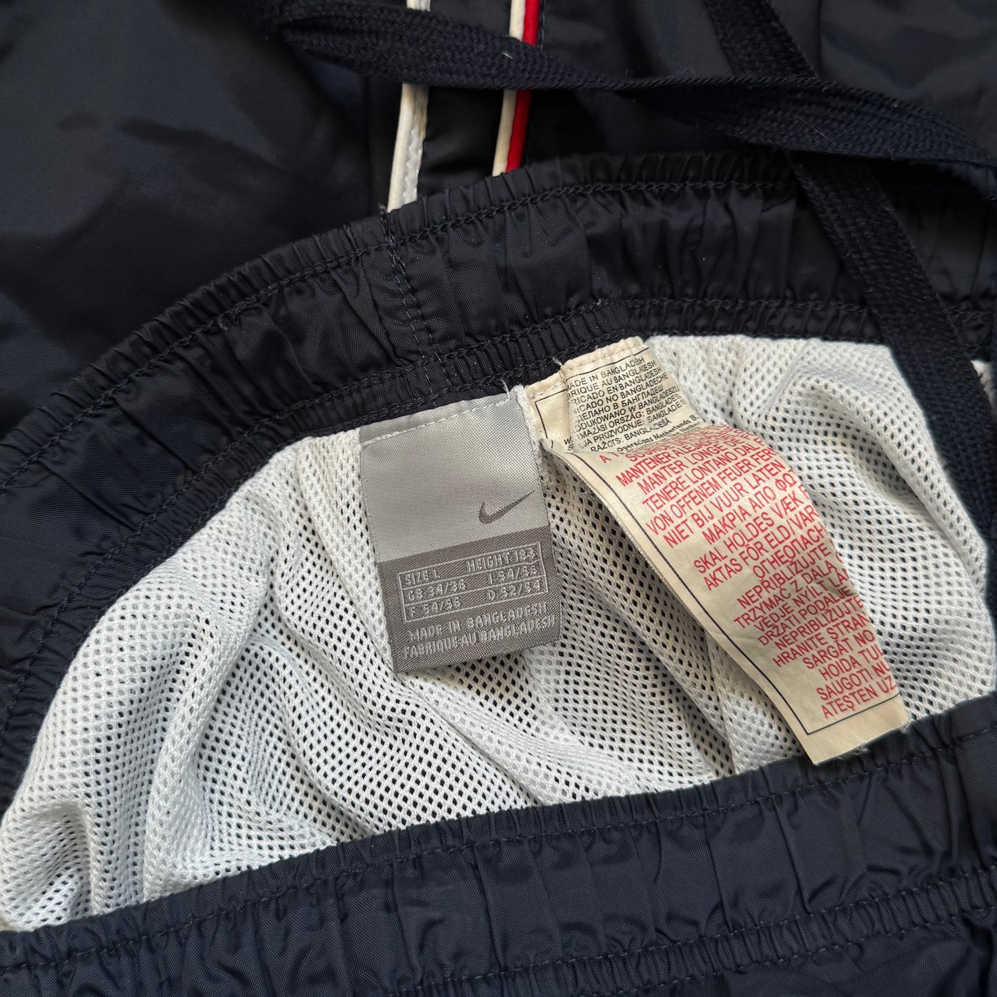 SUPER RARE 2000s Nike Trackpants Navy - (L)