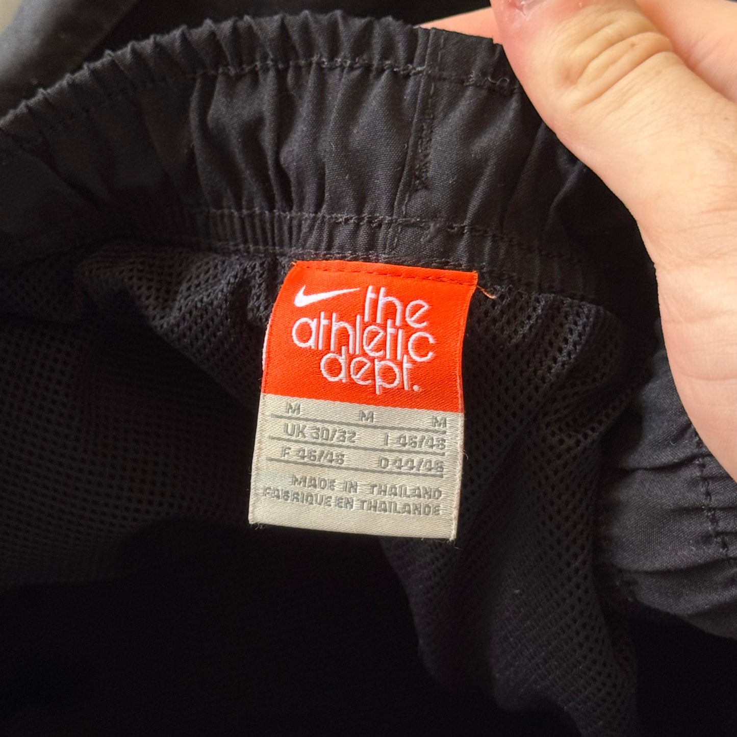 SUPER RARE 2000s Baggy Nike Trackpants Black - (M)