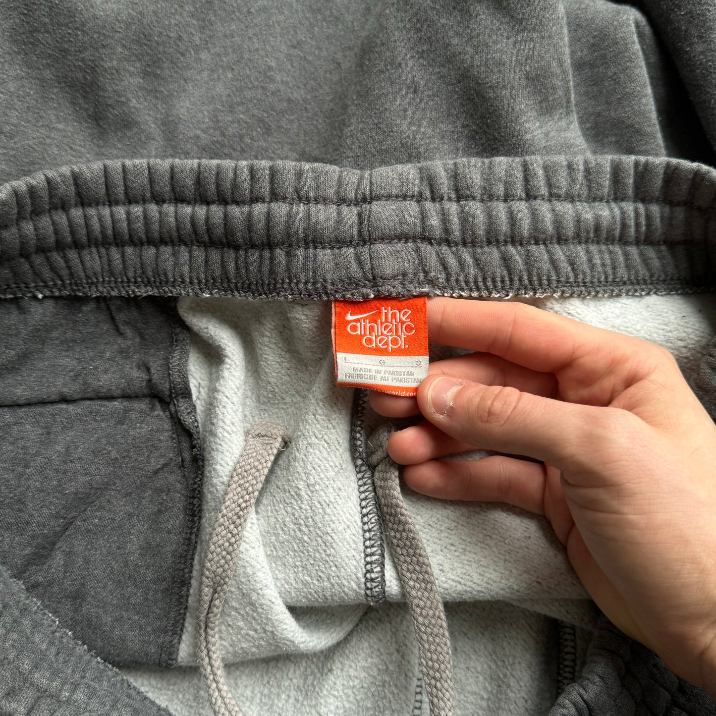 RARE 2000s Baggy Nike Joggers Grey - (XL)