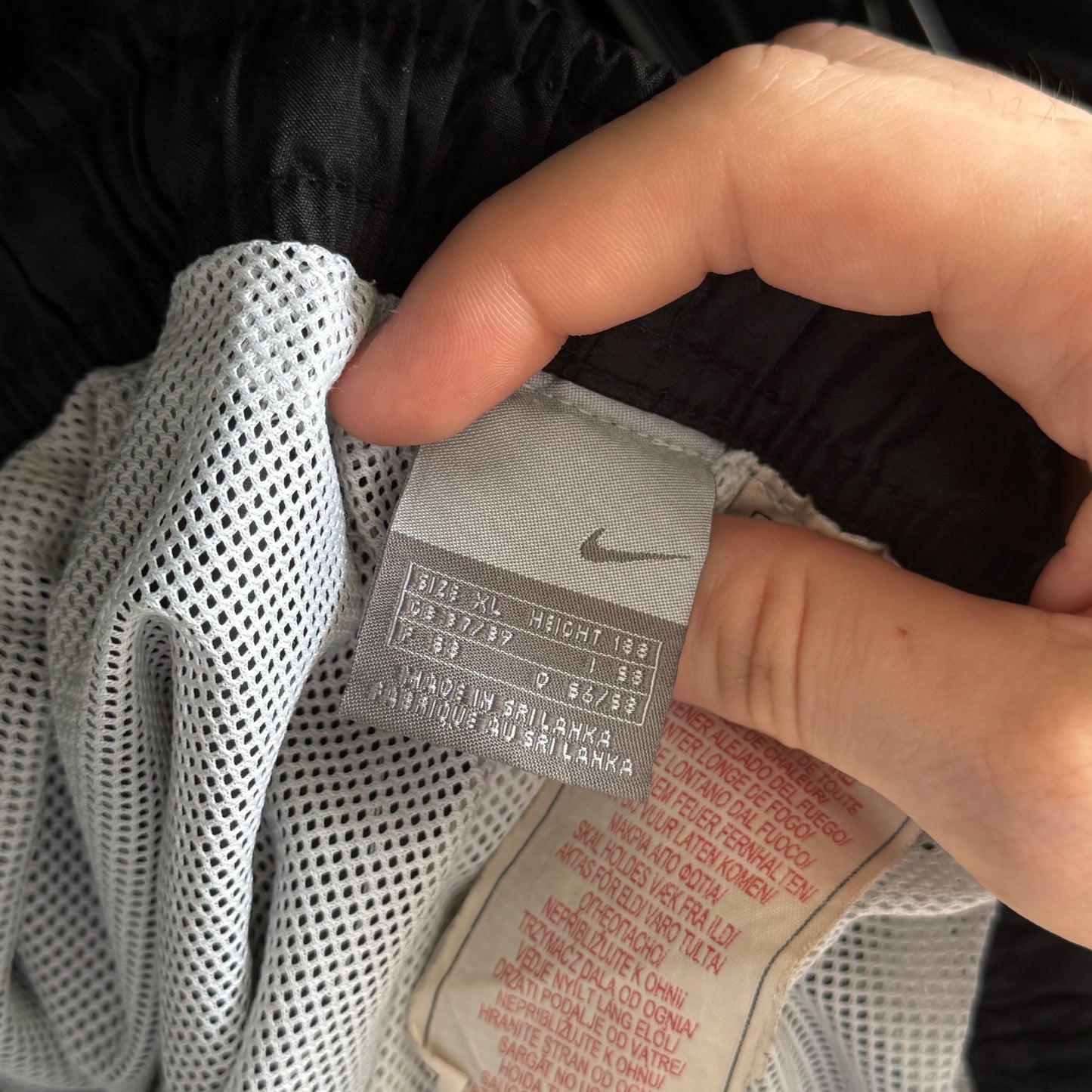 RARE 2000s Nike Trackpants Black - (L)