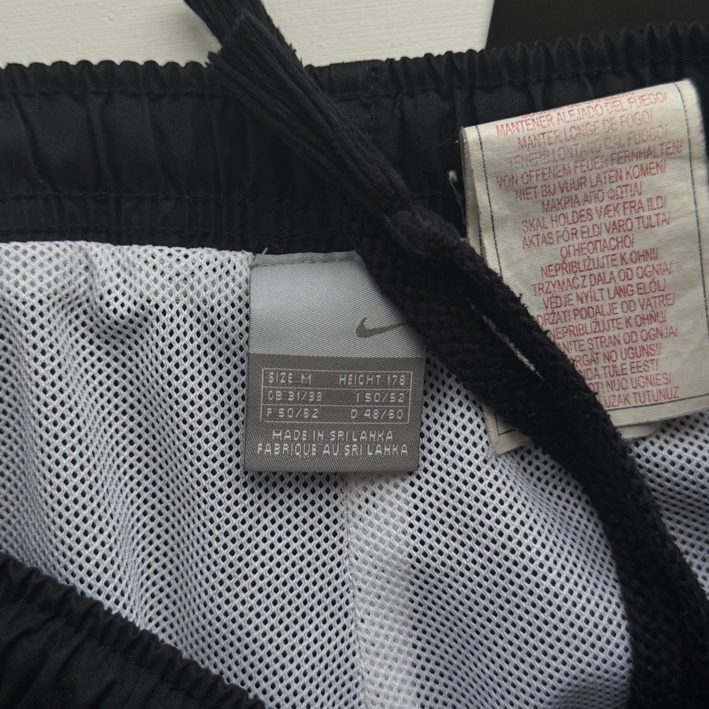SUPER RARE 2000s Nike Trackpants Black - (M) | PREMIUM
