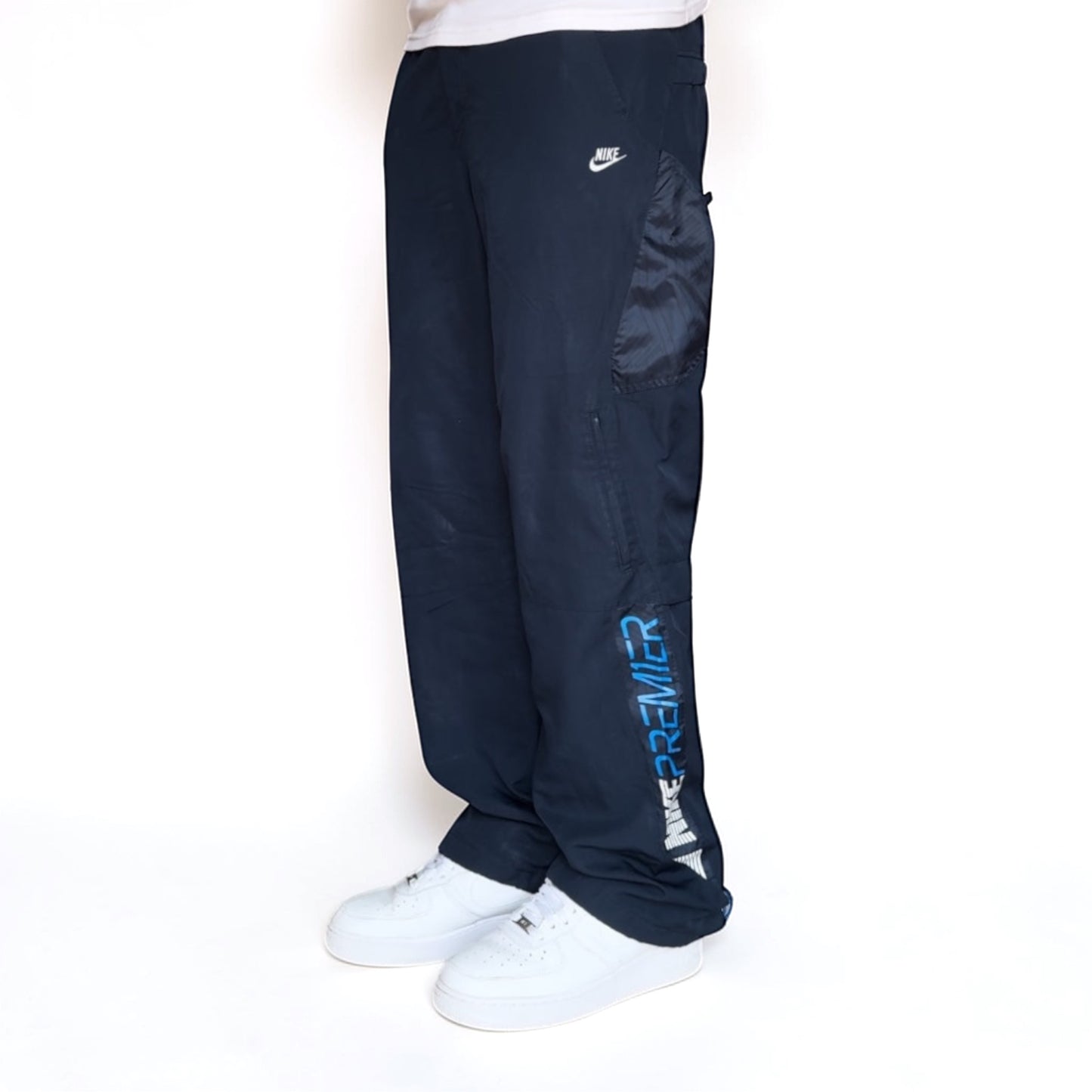 RARE 2000s Nike Air Max Trackpants Navy - (M)