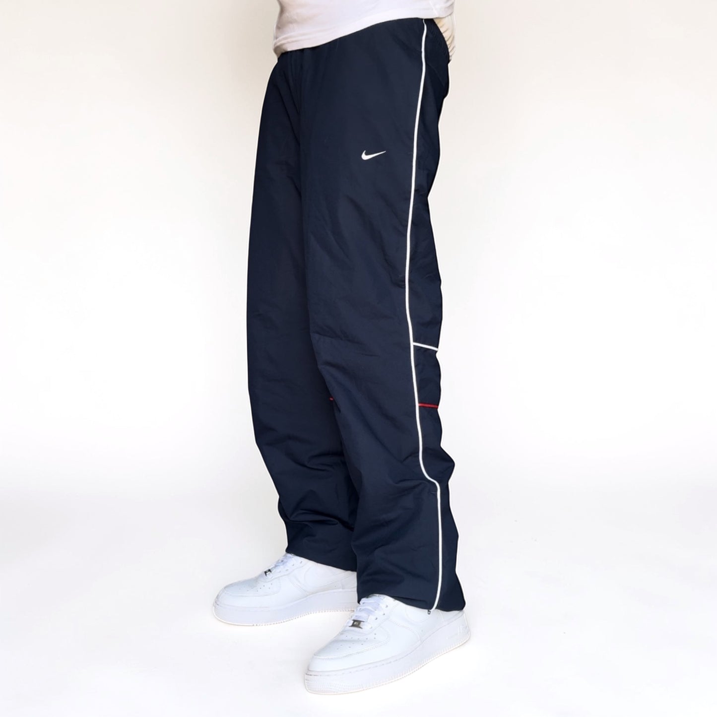 RARE 00s Nike Trackpants Navy - (L)