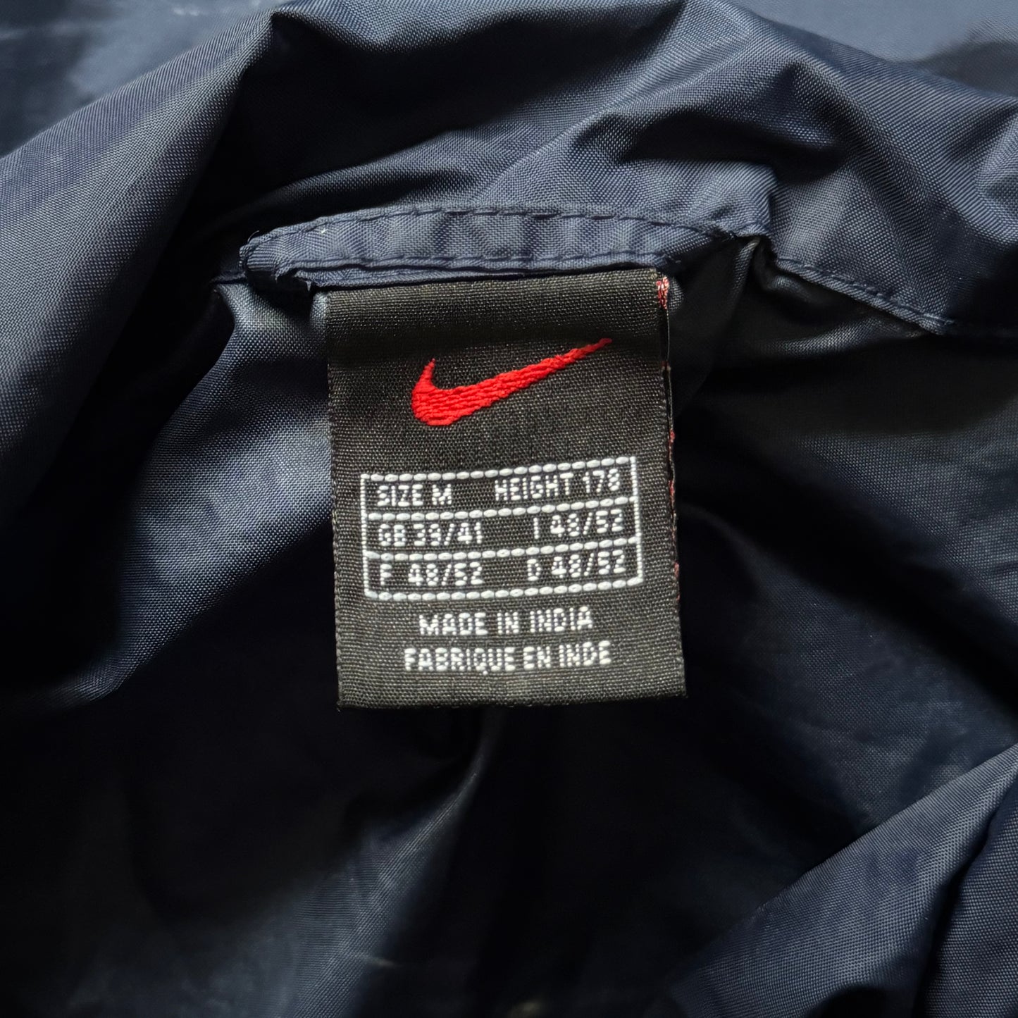 RARE 1990s Nike Track Jacket Navy - (M)