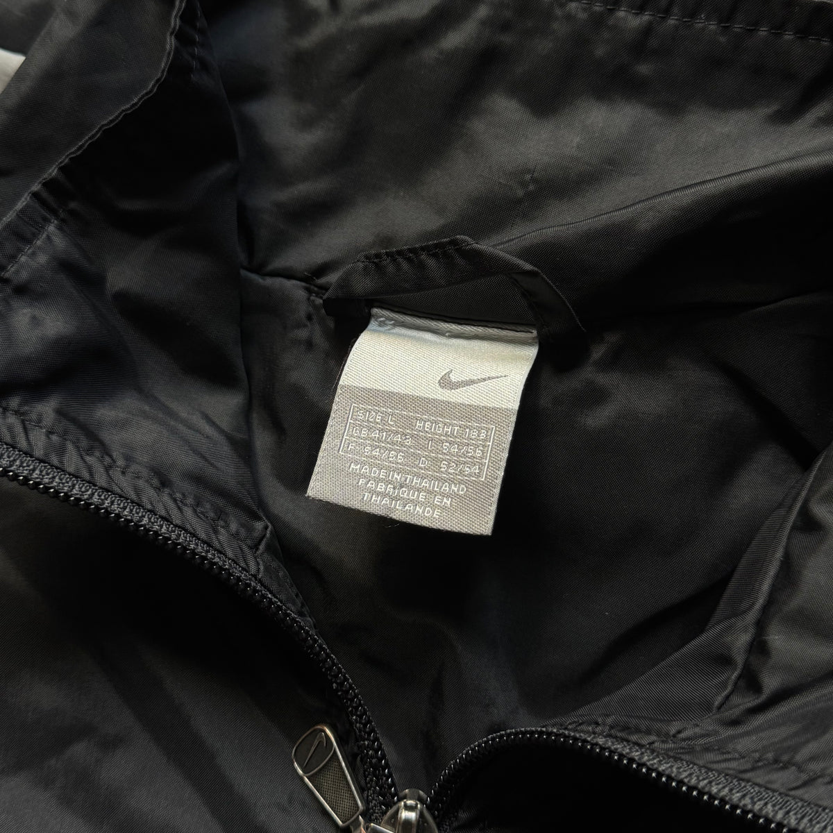 RARE 2000s Nike Track Jacket Black - (L)