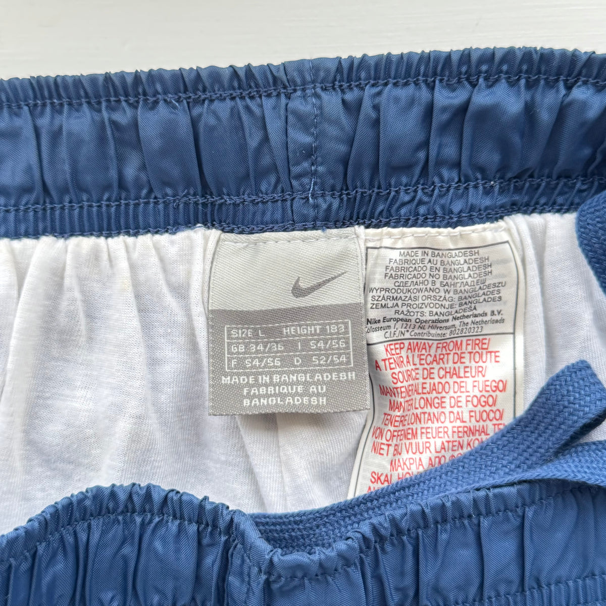 RARE 2000s Nike Trackpants Blue - (L) | PREMIUM