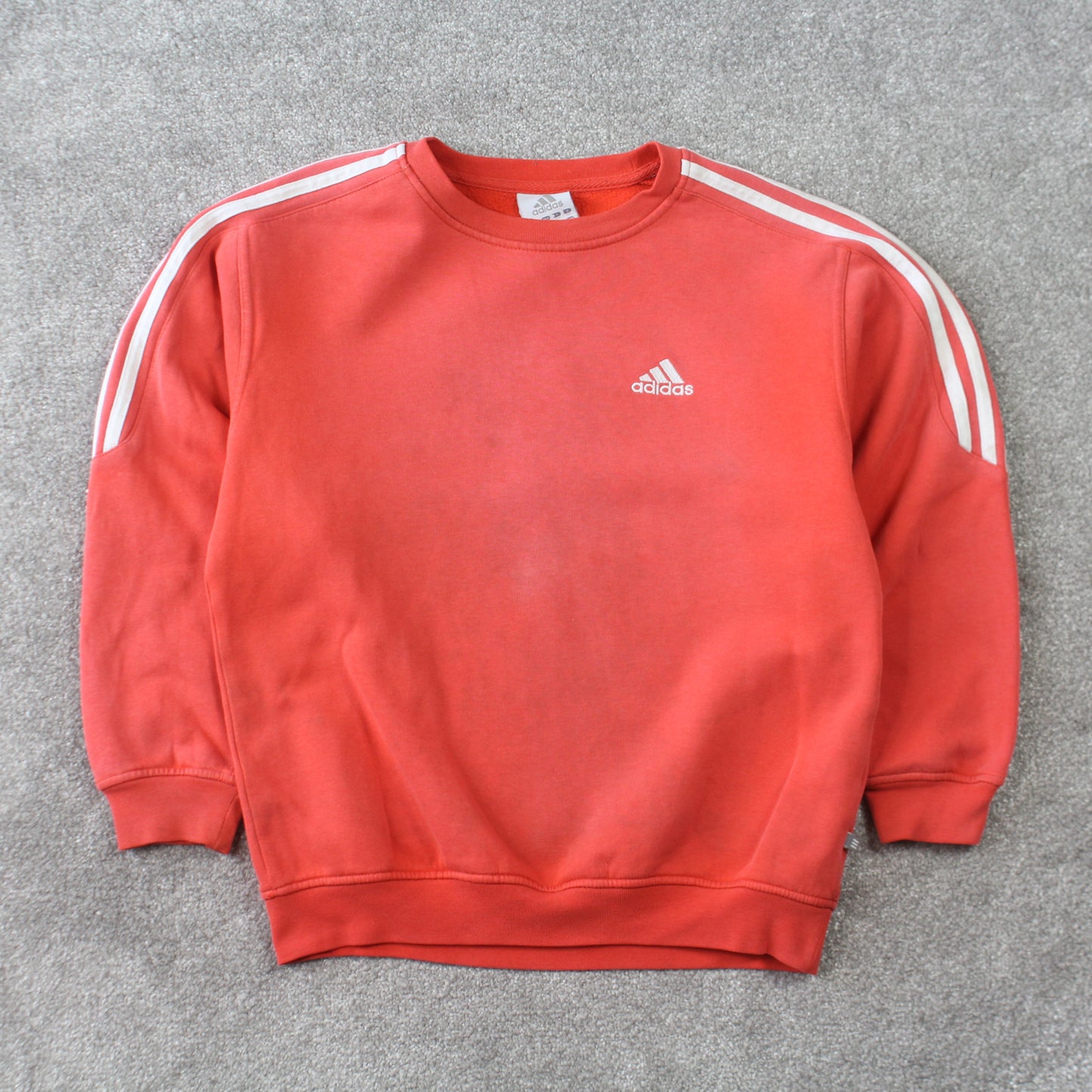 00s Adidas Sweatshirt Red - (XS)