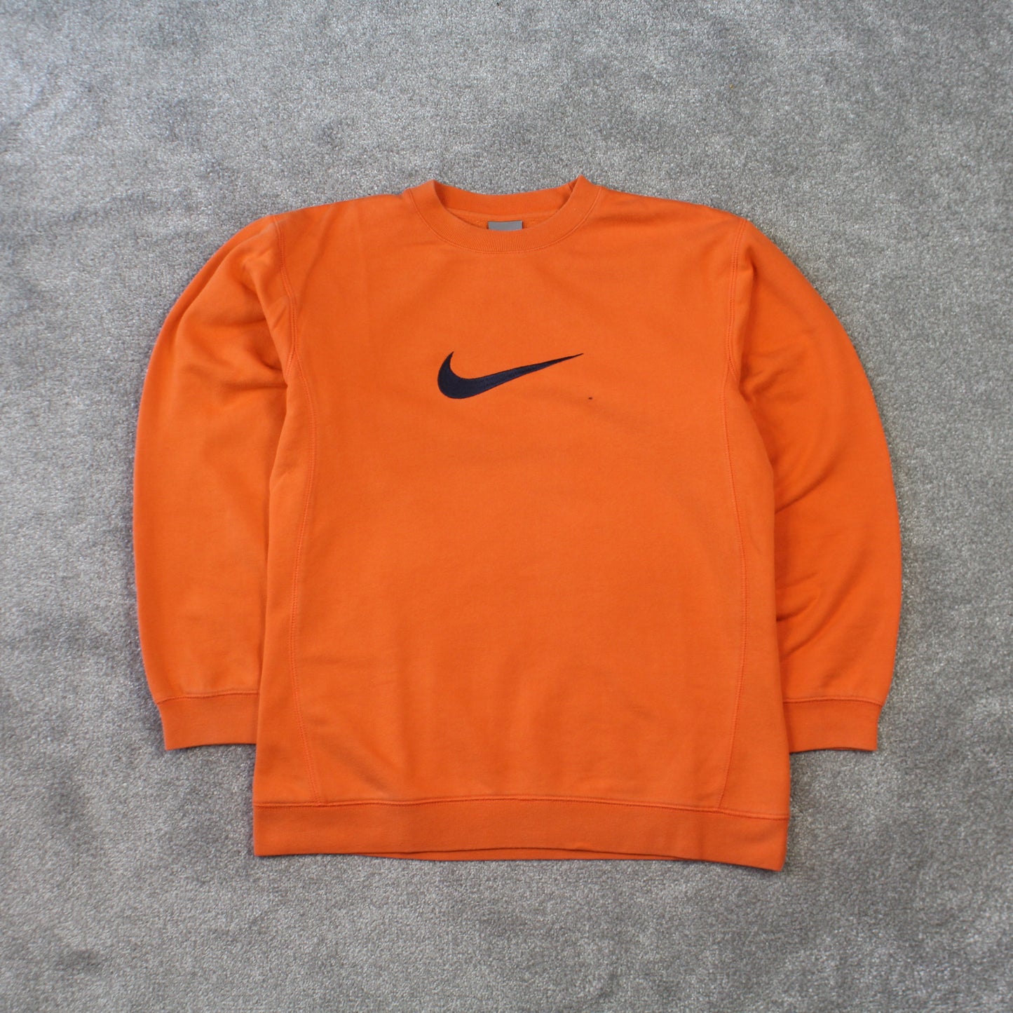 00s Nike Swoosh Sweatshirt Orange - (S)