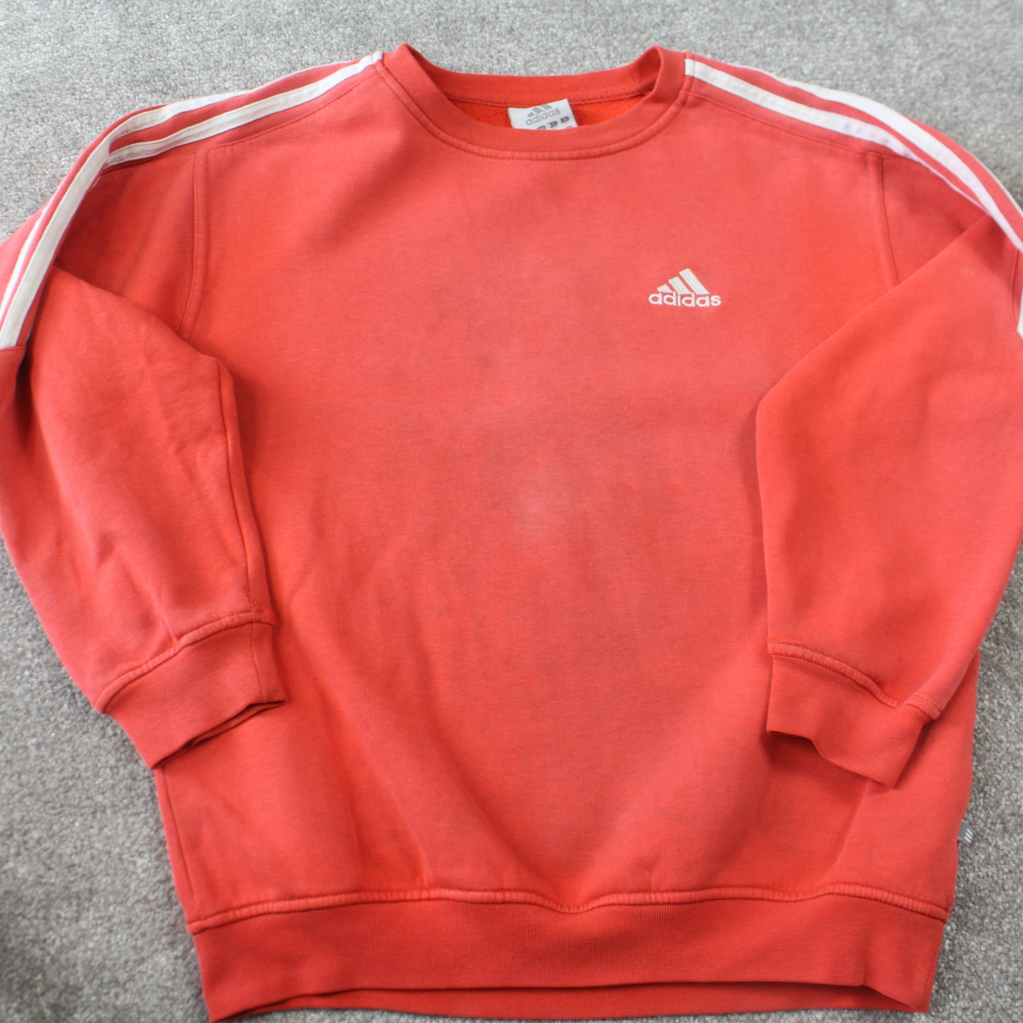00s Adidas Sweatshirt Red - (XS)