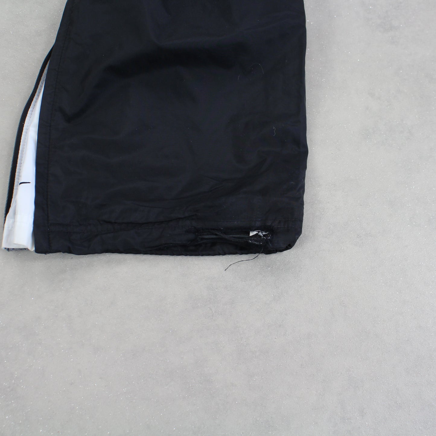 RARE 00s Nike Baggy Trackpants Black - (L)