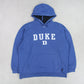 VERY RARE Vintage 1990s Nike Duke Hoodie Blue - (L)