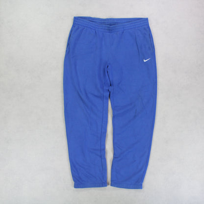 RARE 00s Baggy Nike Joggers Blue - (XL)