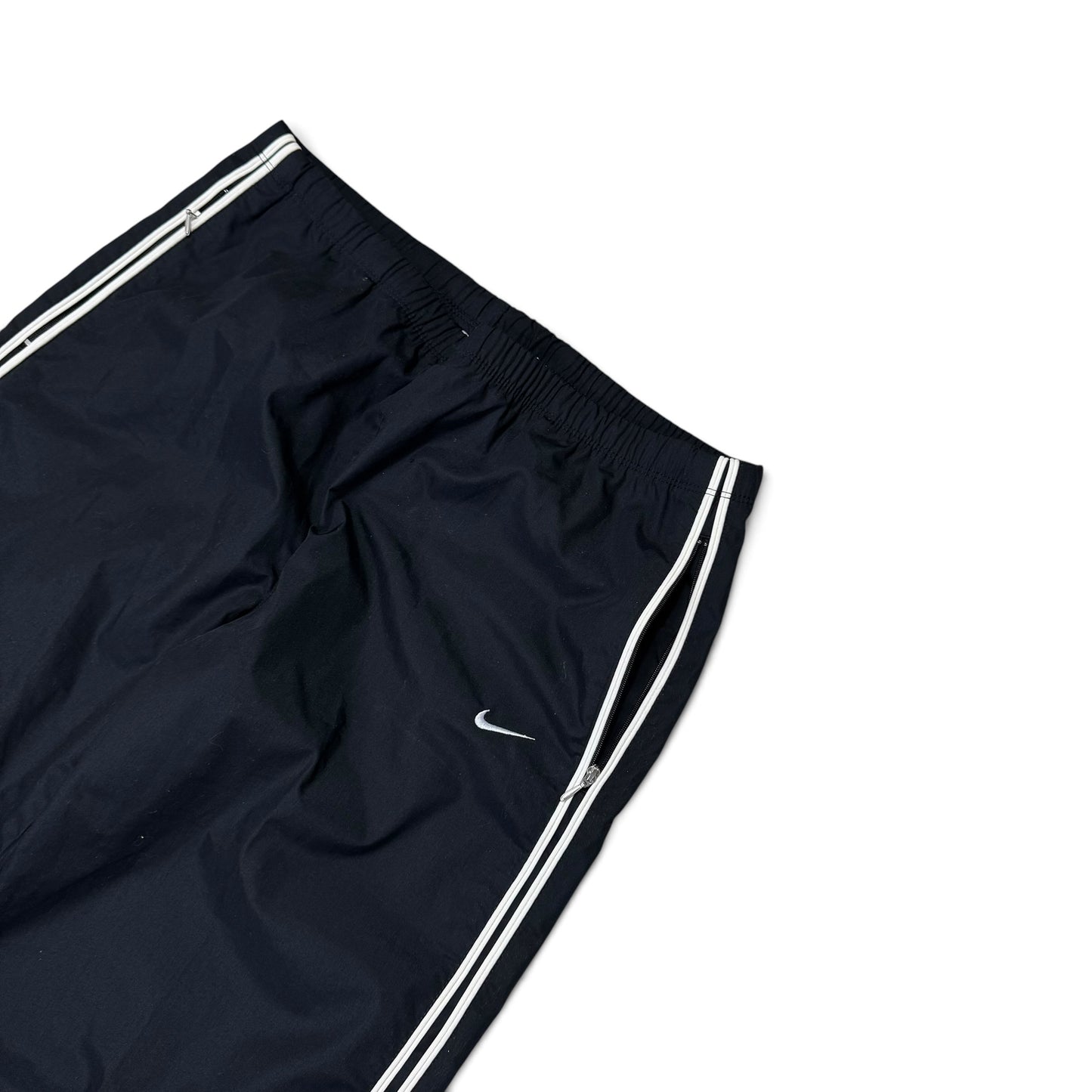 SUPER RARE 2000s Nike Trackpants Black - (XL) | PREMIUM