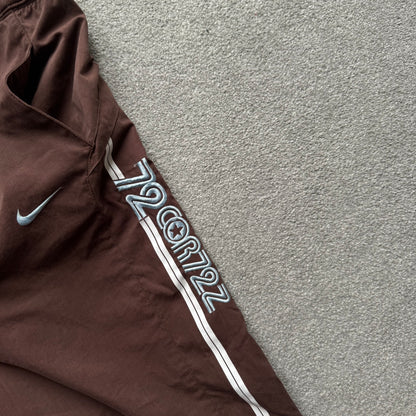 SUPER RARE 2000s Nike Cortez Trackpants Brown - (M)