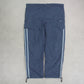 RARE 00s Baggy Nike Trackpants Blue - (XL)