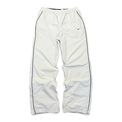 RARE 2000s Nike Trackpants Cream - (S)