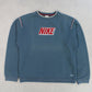 SUPER RARE Vintage 00s Nike Sweatshirt Green - (S)