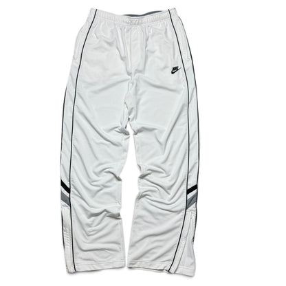 RARE 2000s Nike Trackpants White - (L)
